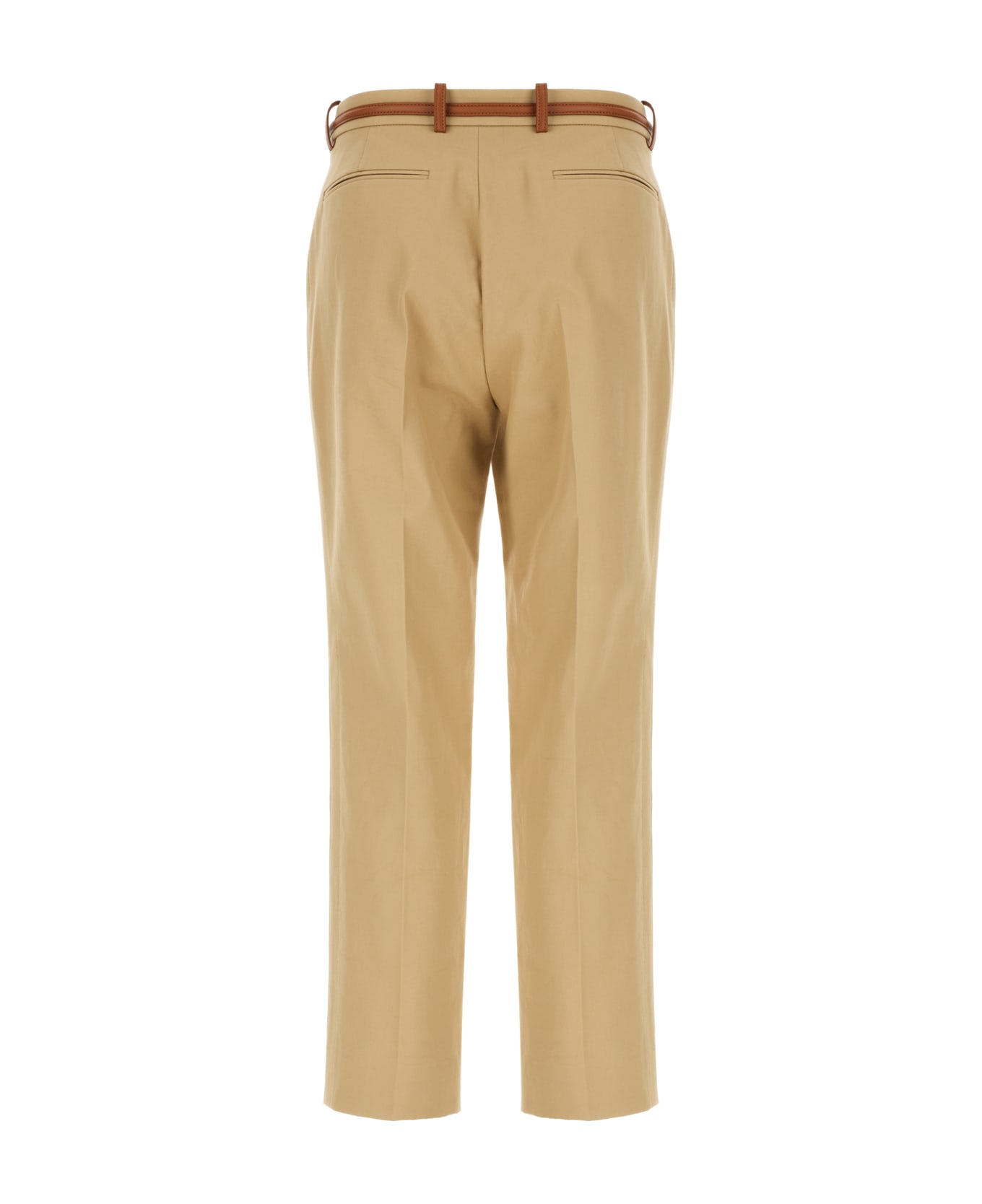 Gucci Beige Cotton Pants - Beige