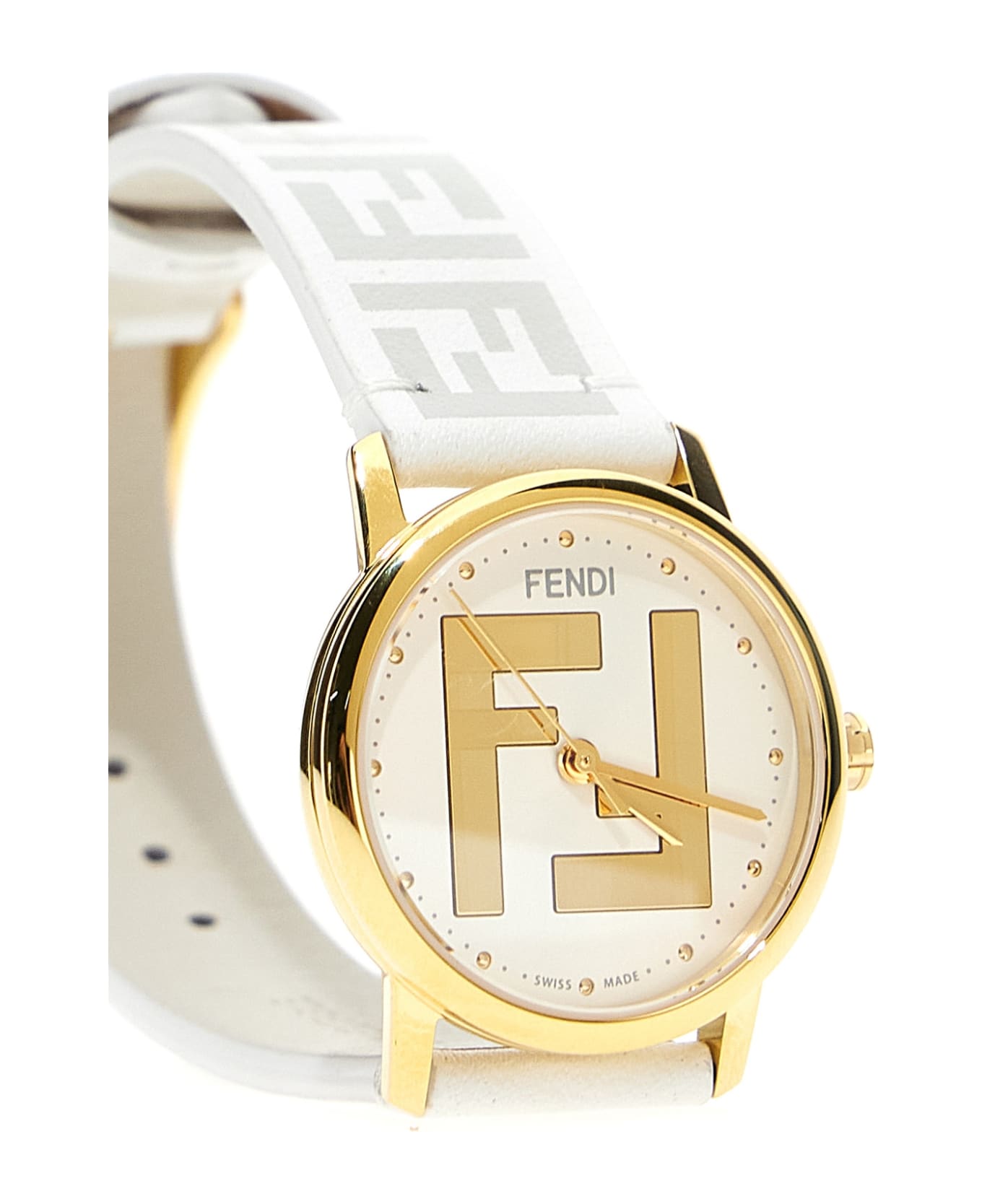Fendi 'ff' Watch - White