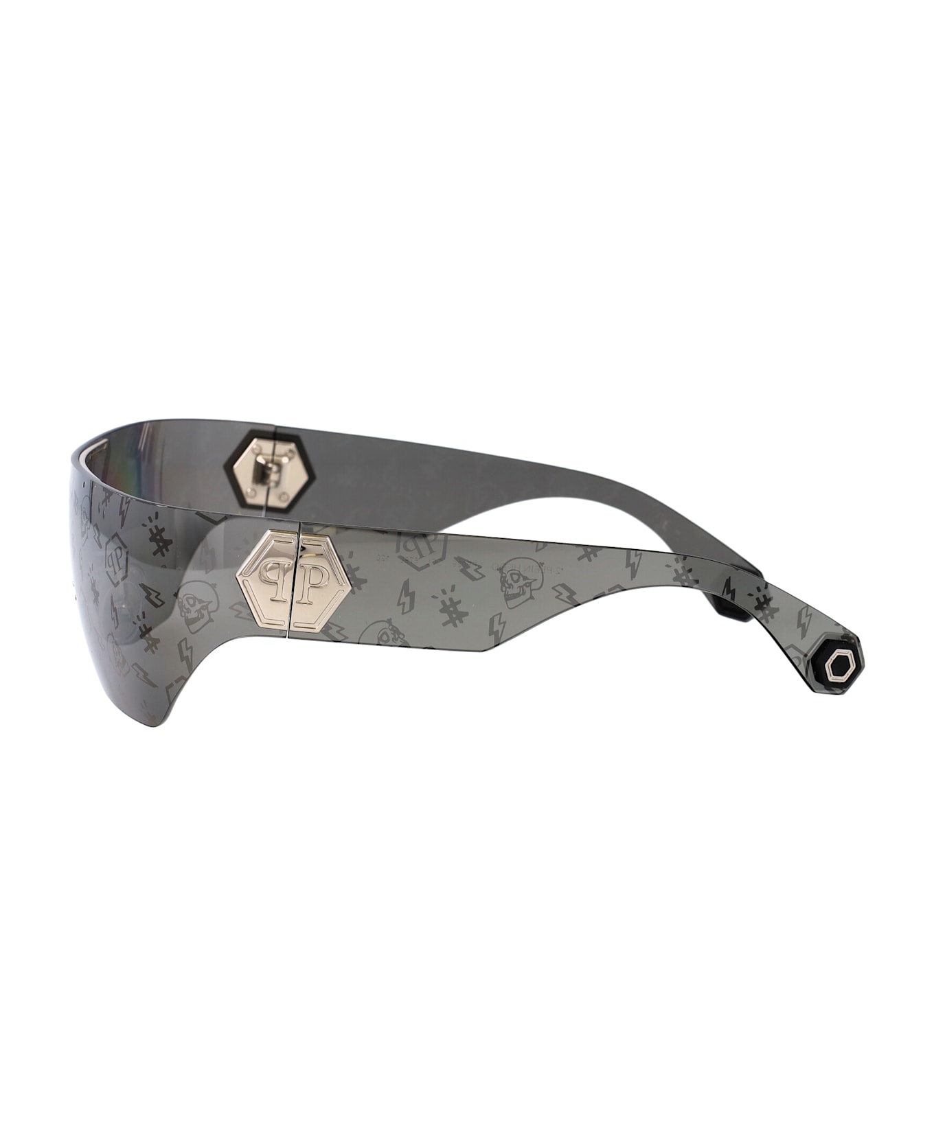 Philipp Plein Spp029m Sunglasses - 0568 BLACK