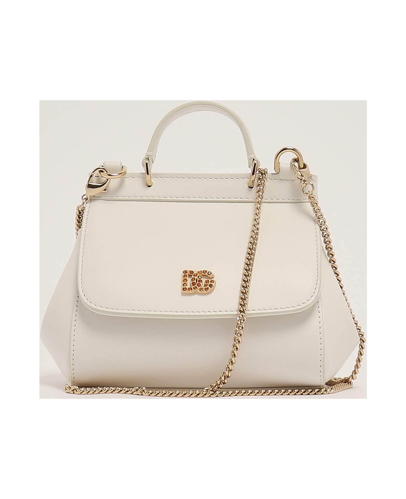 Dolce & Gabbana Miss Sicily Shoulder Bag - LATTE