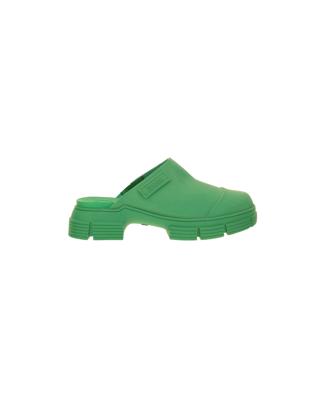 Ganni Rubber Sandals - GREEN サンダル