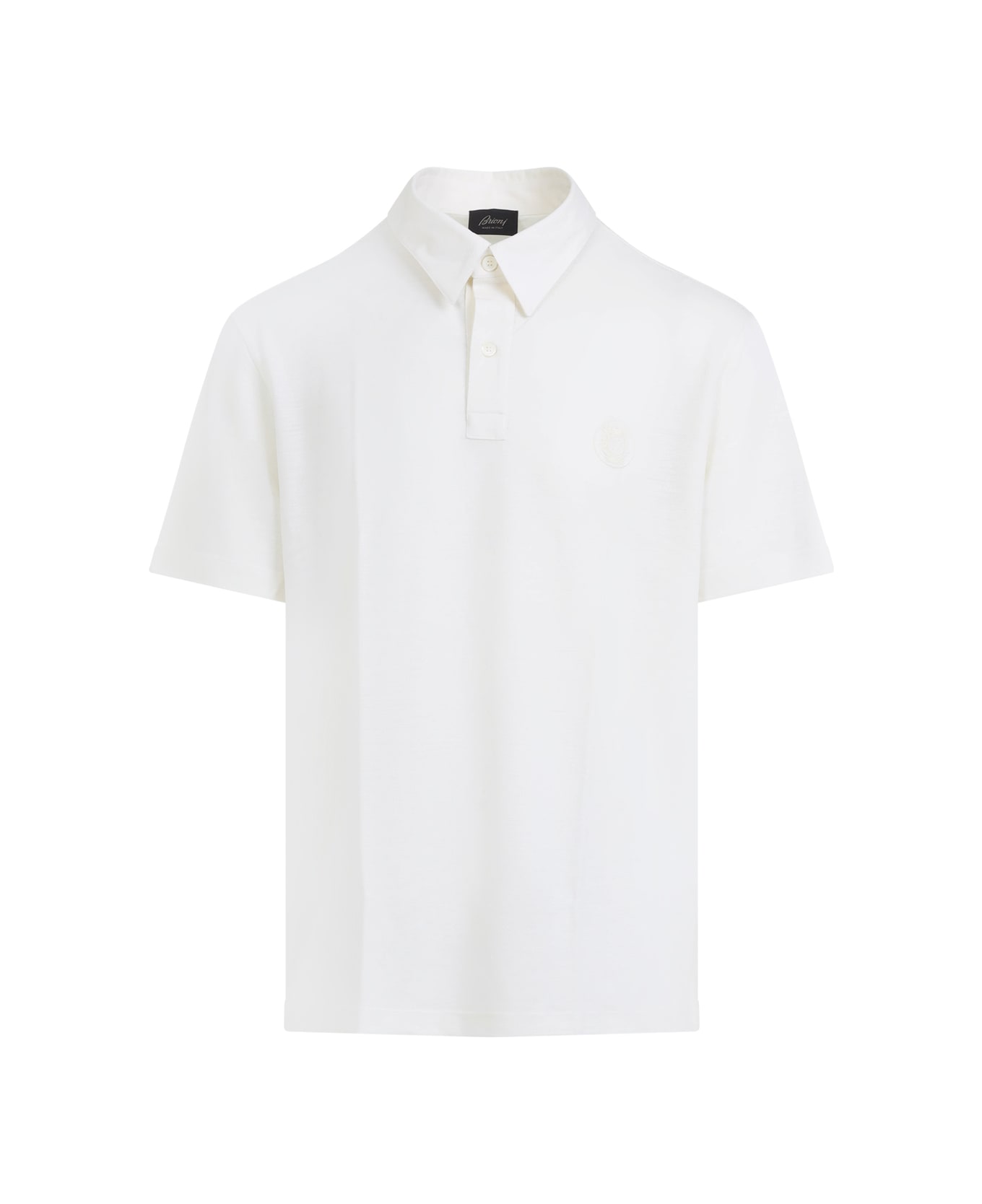 Brioni Wool Polo - White