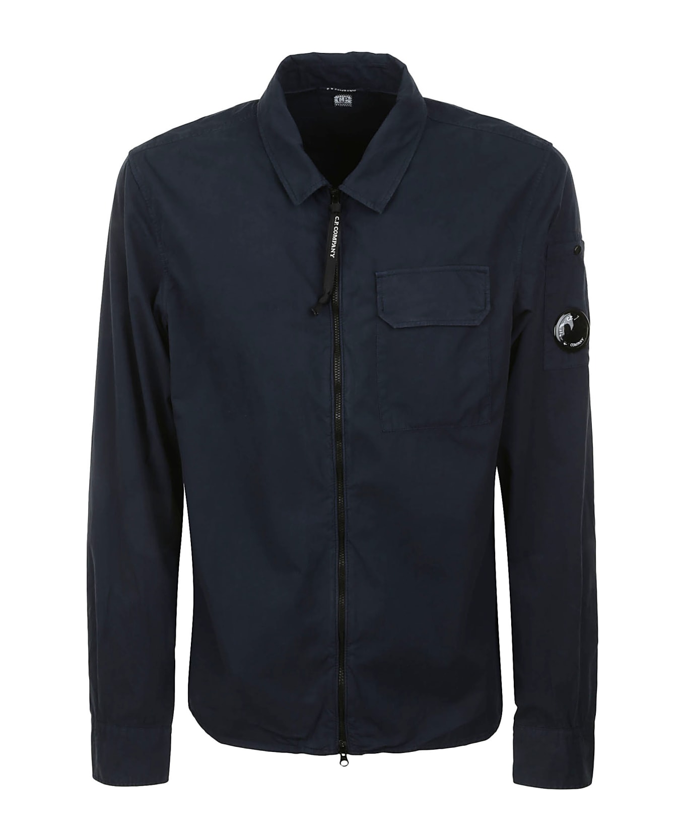 C.P. Company Gabarding Longsleeved Shirt - Blu シャツ