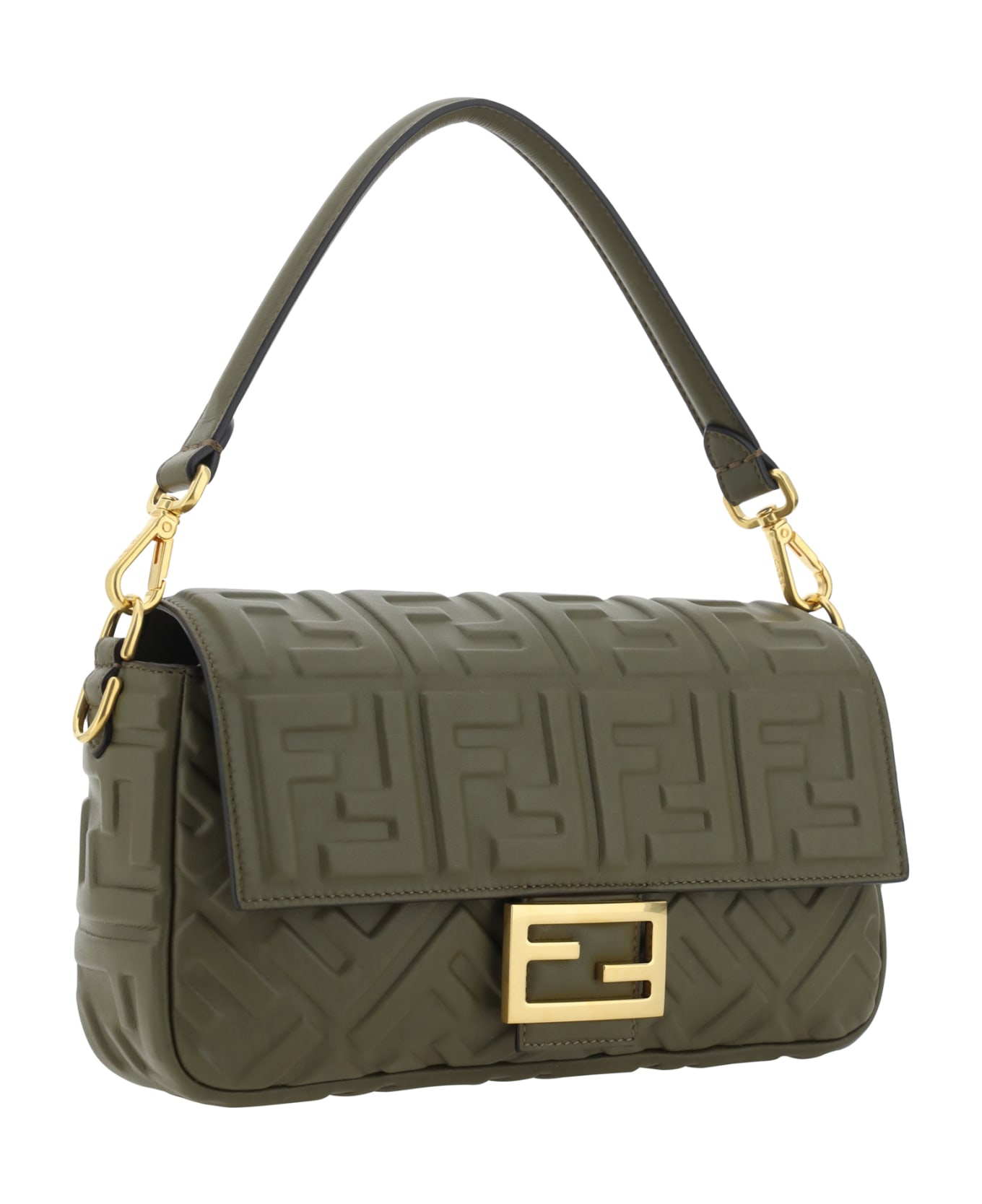 Fendi Baguette Handbag - Avocado+ovibr