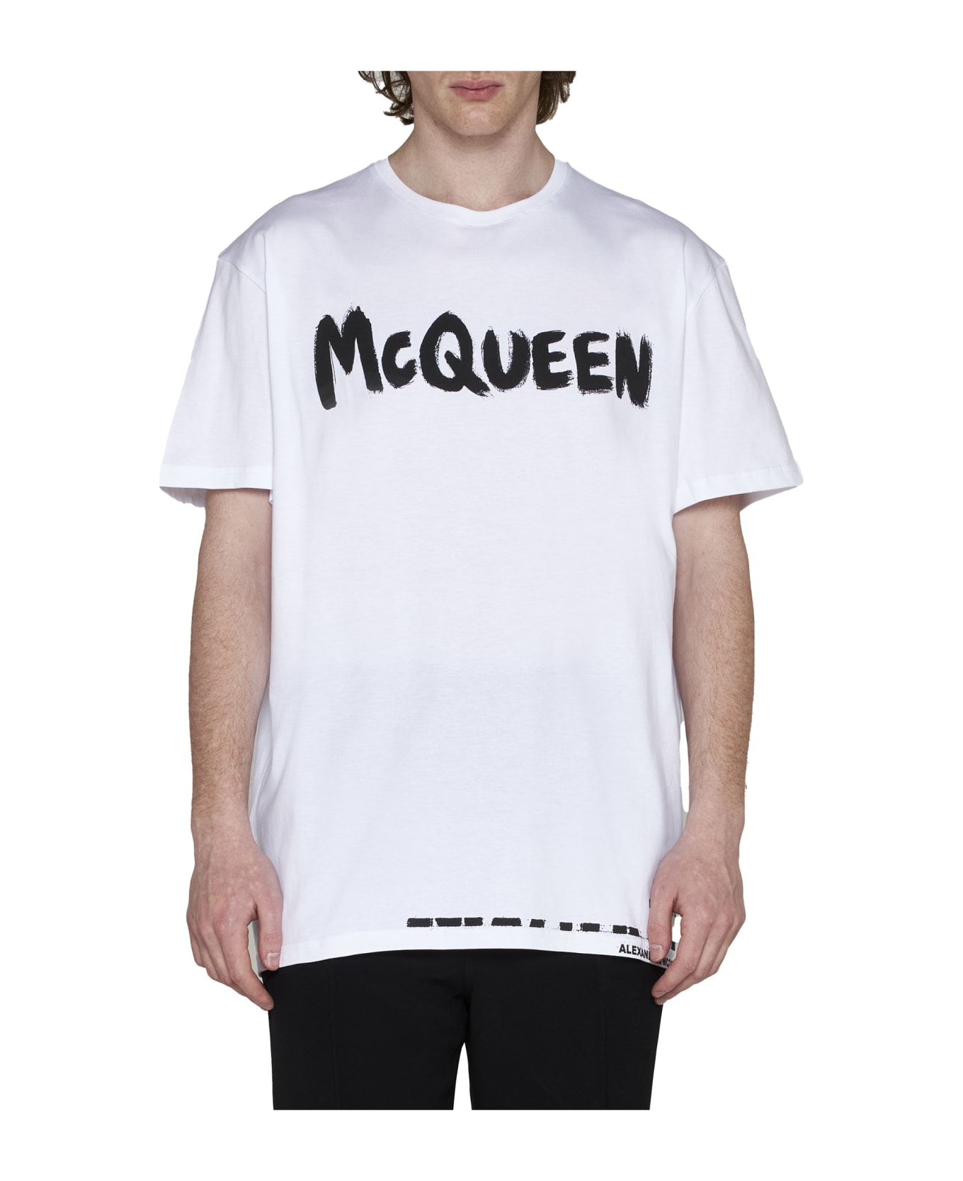 Alexander McQueen Logo T-shirt - White/mix シャツ