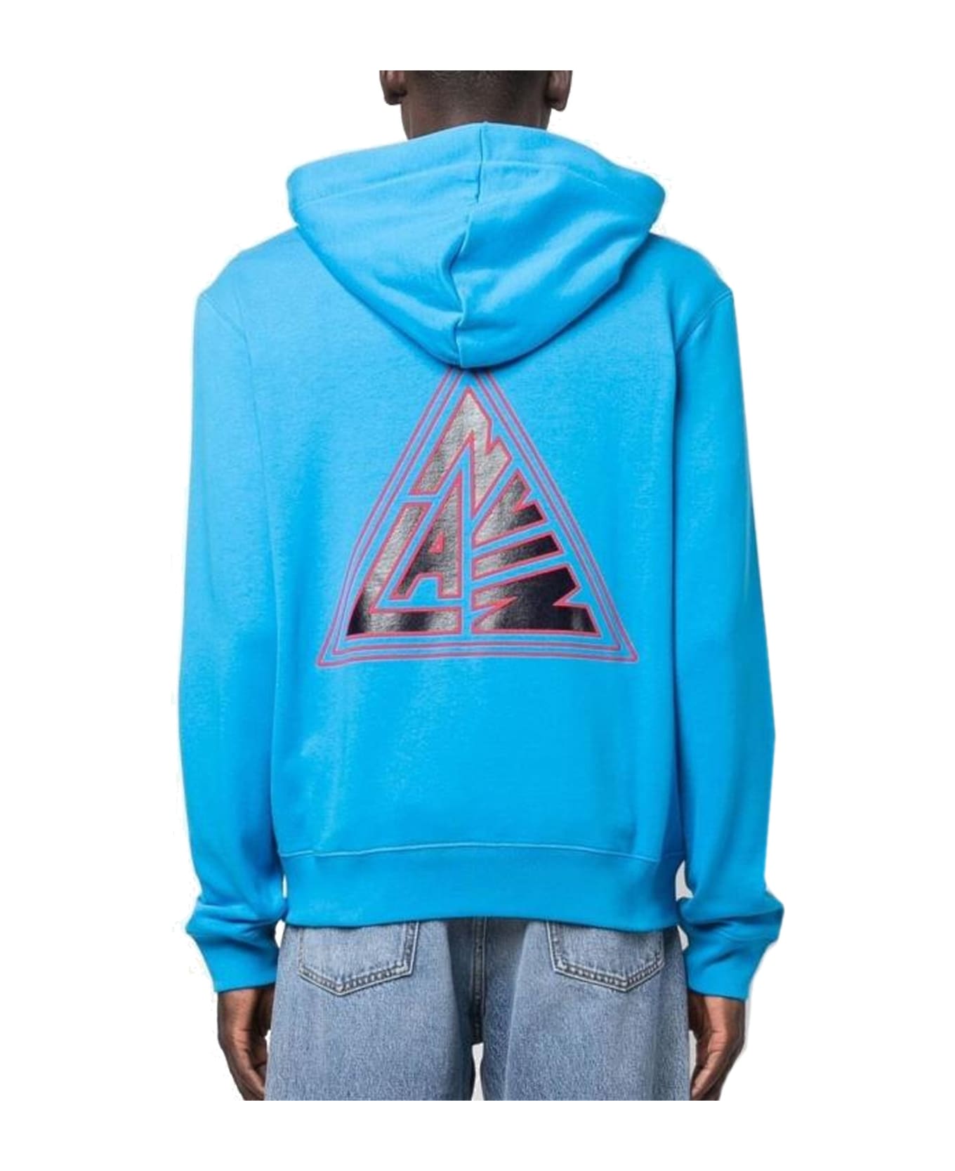 Lanvin Triangle Zip-up Sweatshirt - Blue