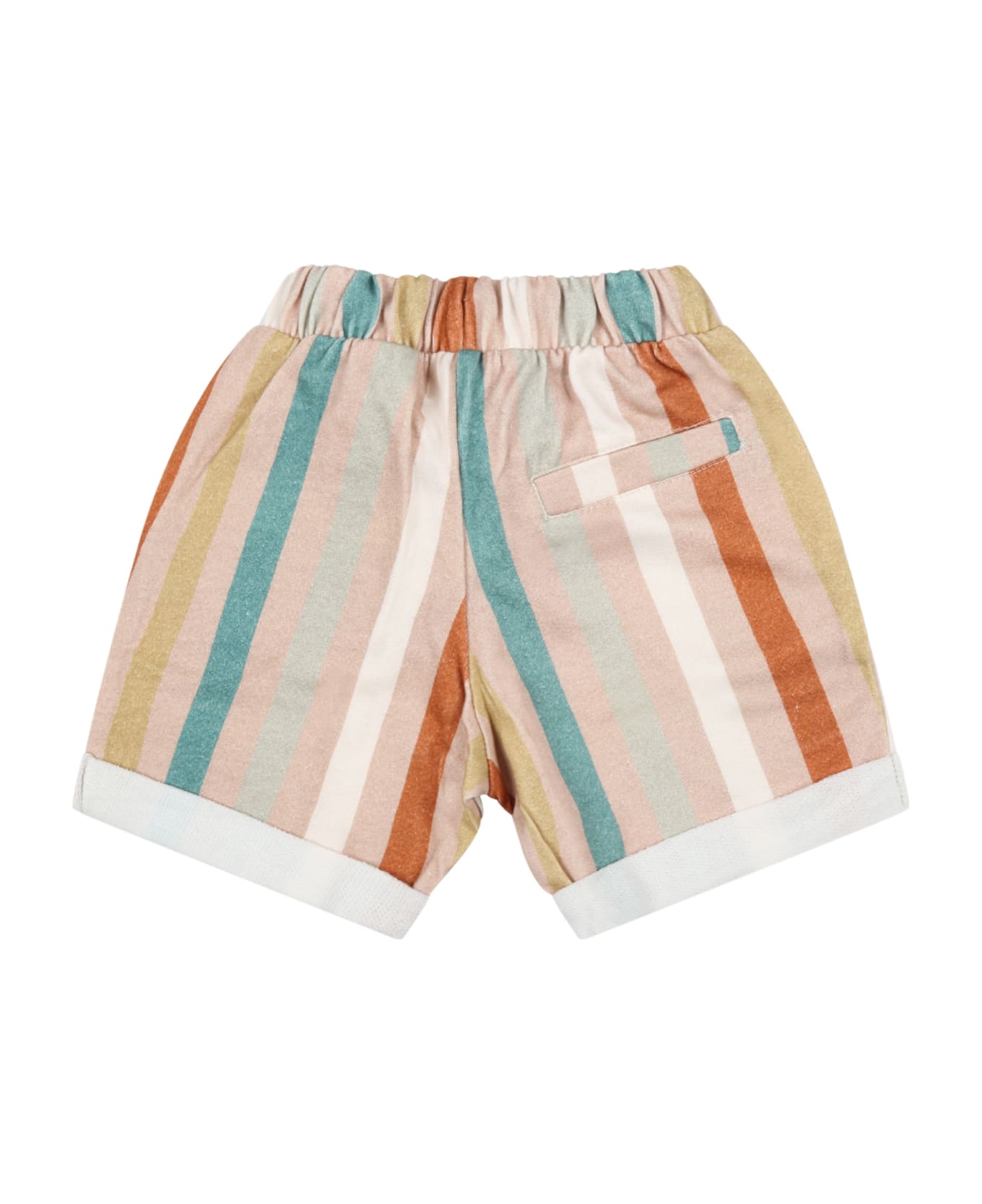 Coco Au Lait Multicolor Shorts For Baby Girl - Multicolor