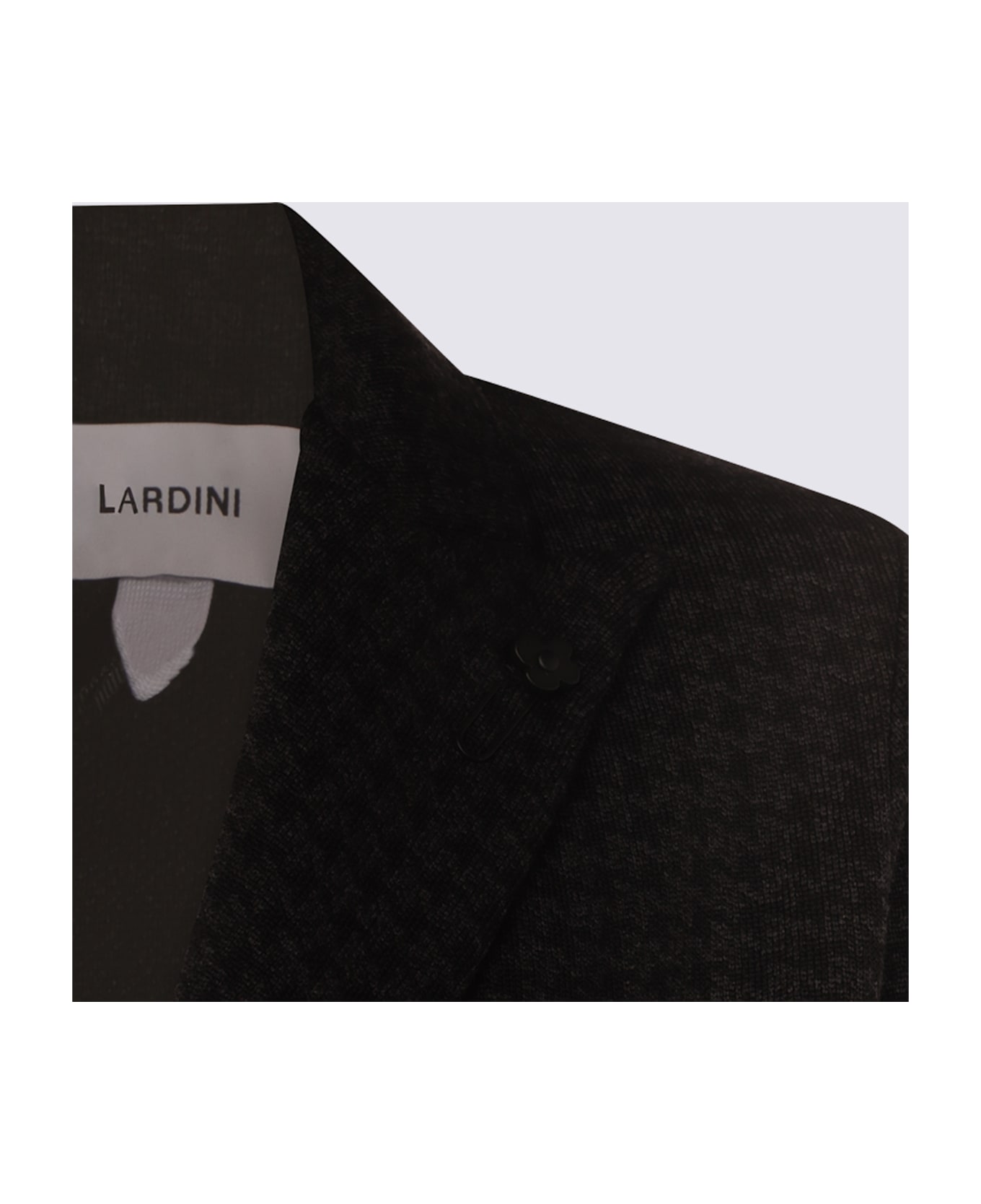 Lardini Black Wool Knitwear - Black