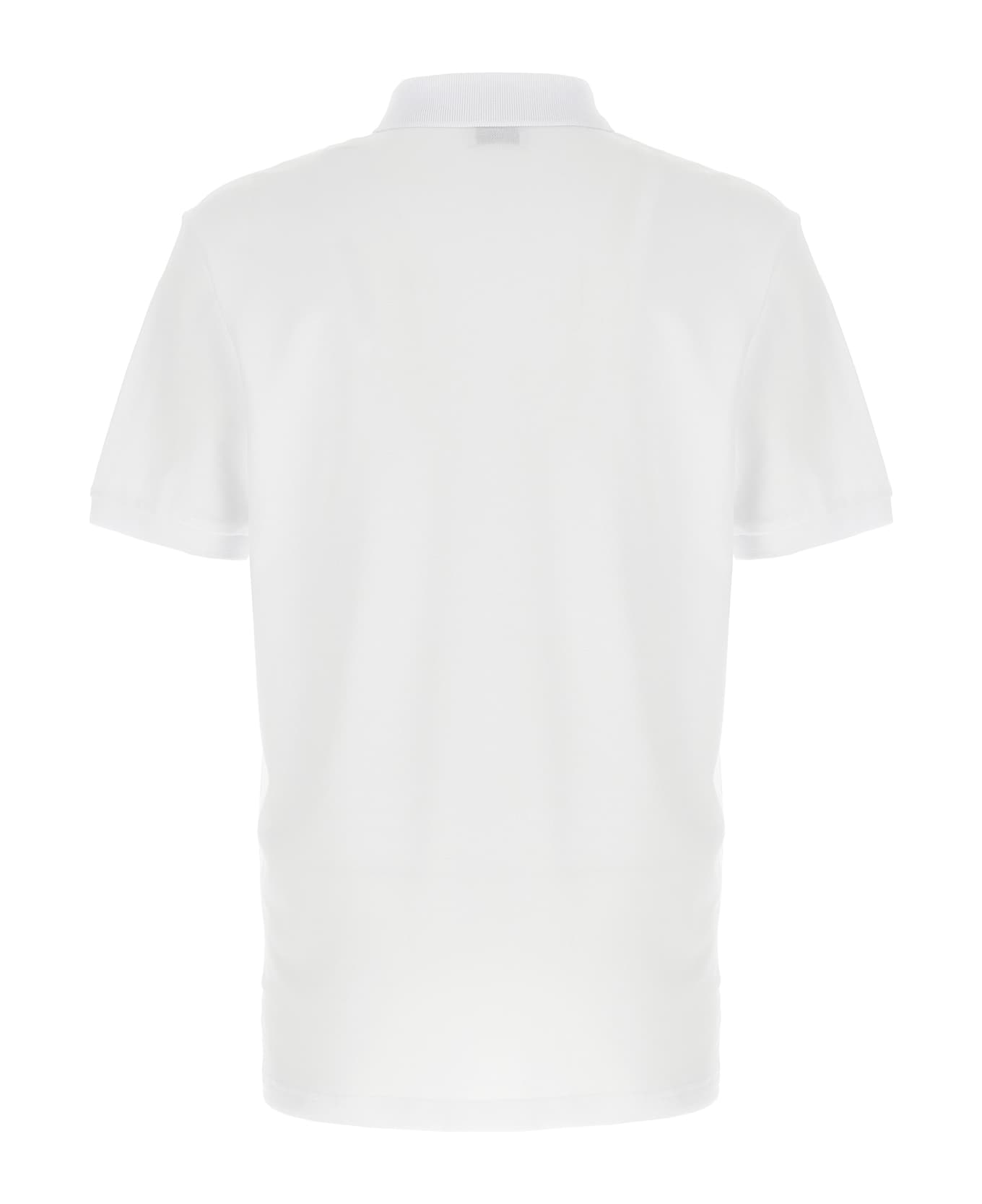 Moschino Press Polo Shirt - White