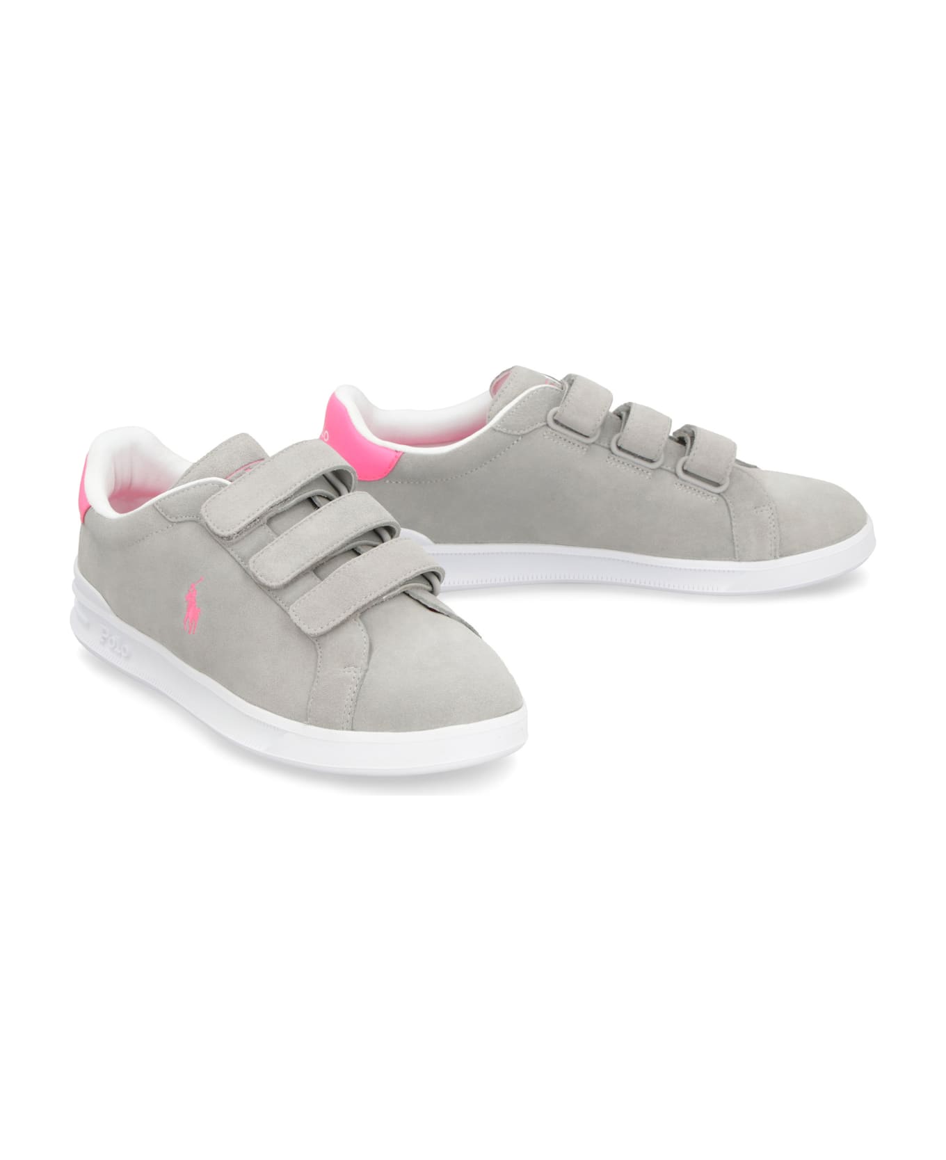 Polo Ralph Lauren Suede Low-top Sneakers - grey