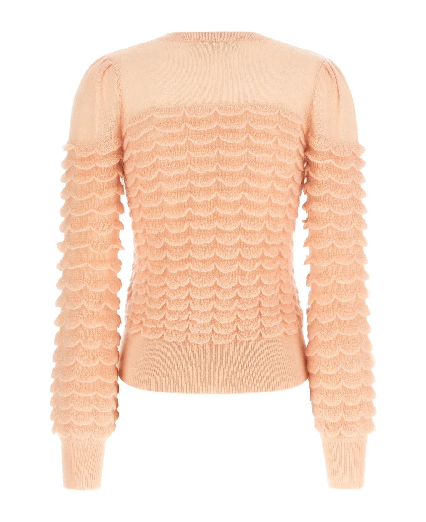 Zimmermann 'hypnotic Scallop' Sweater - Pink