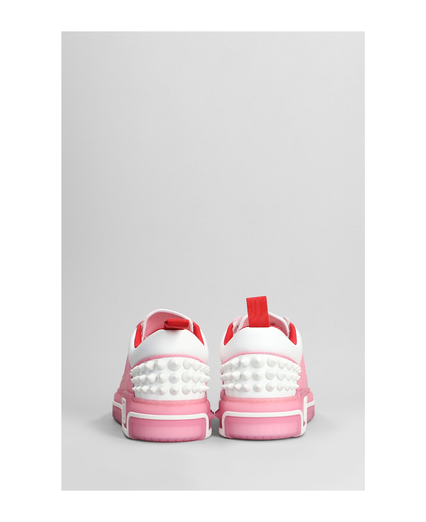 Christian Louboutin Astroloubi Sneakers In White Leather And Fabric - white