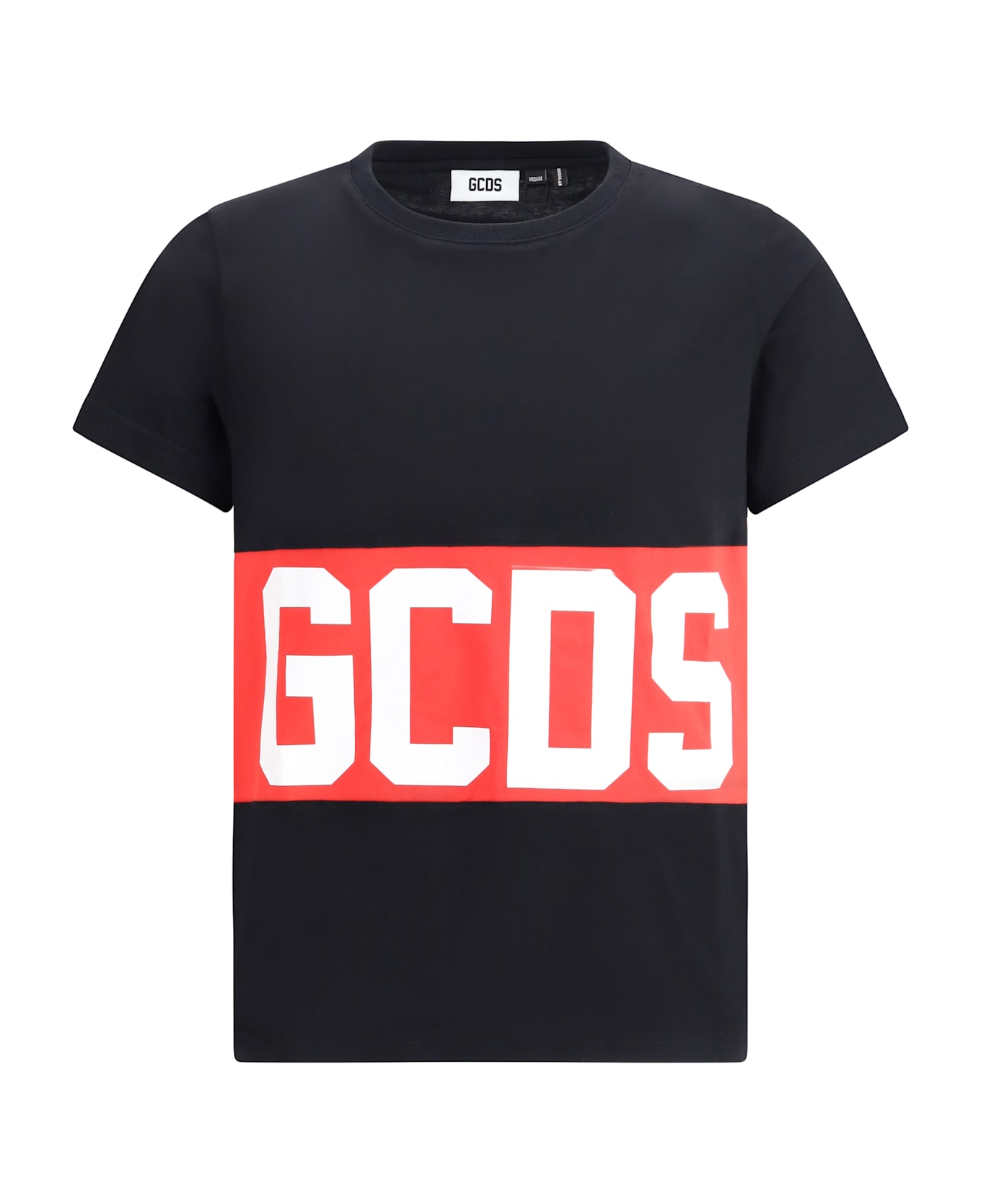 GCDS Logoed T-shirt - Nero/rosso