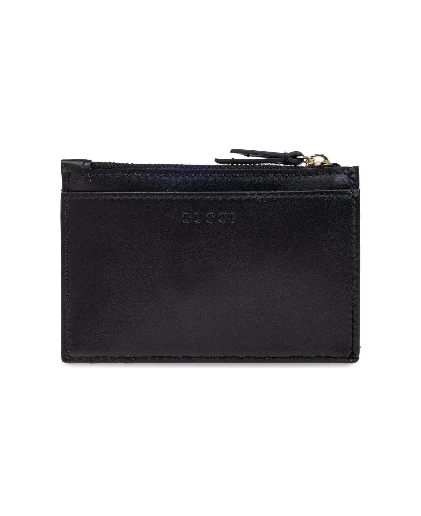 Gucci Leather Key Case - BLACK