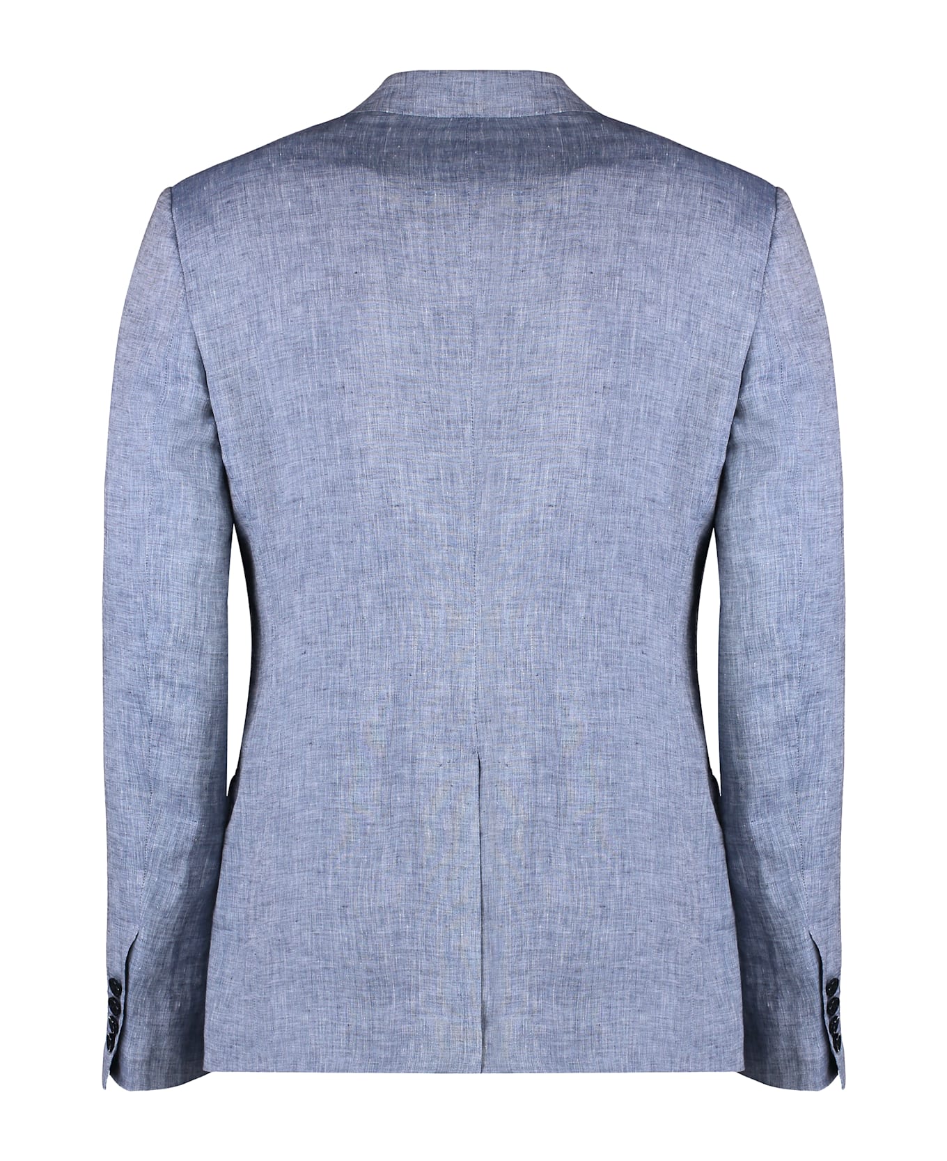 Dolce 
Gabbana Double-breasted Linen Jacket - blue