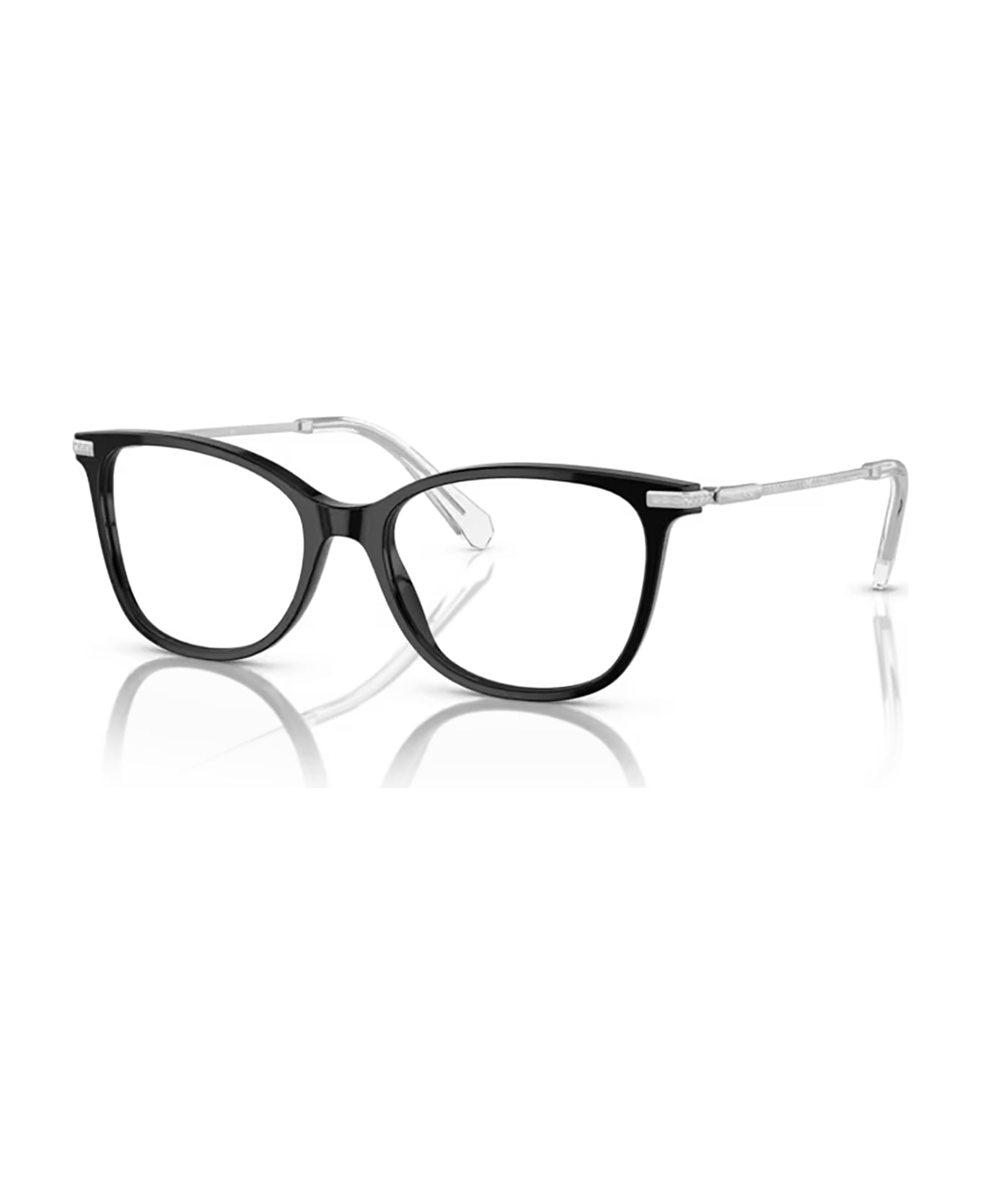 Swarovski Sk2010 Black Glasses - Black アイウェア