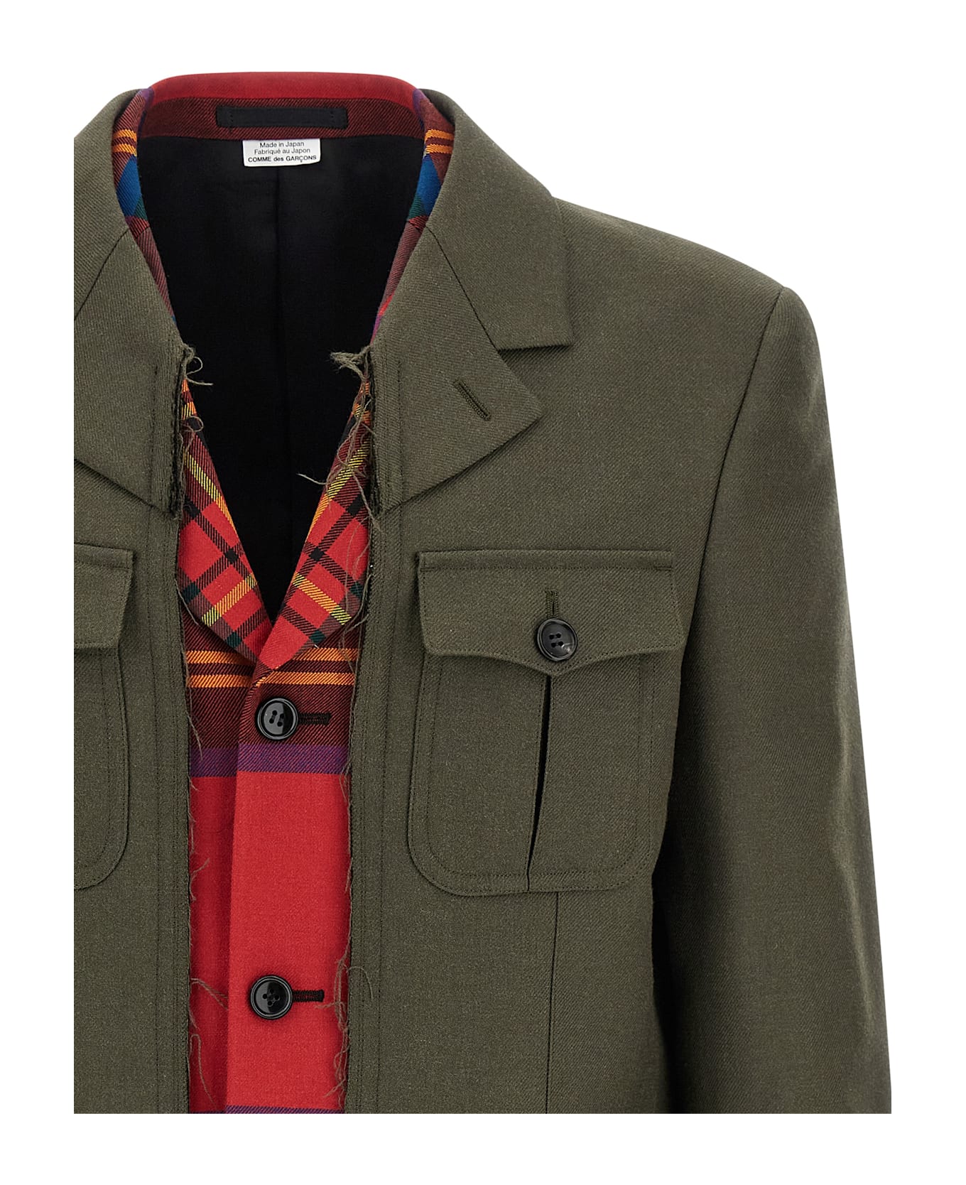 Comme Des Garçons Homme Plus 'multi-layers' Jacket - Multicolor