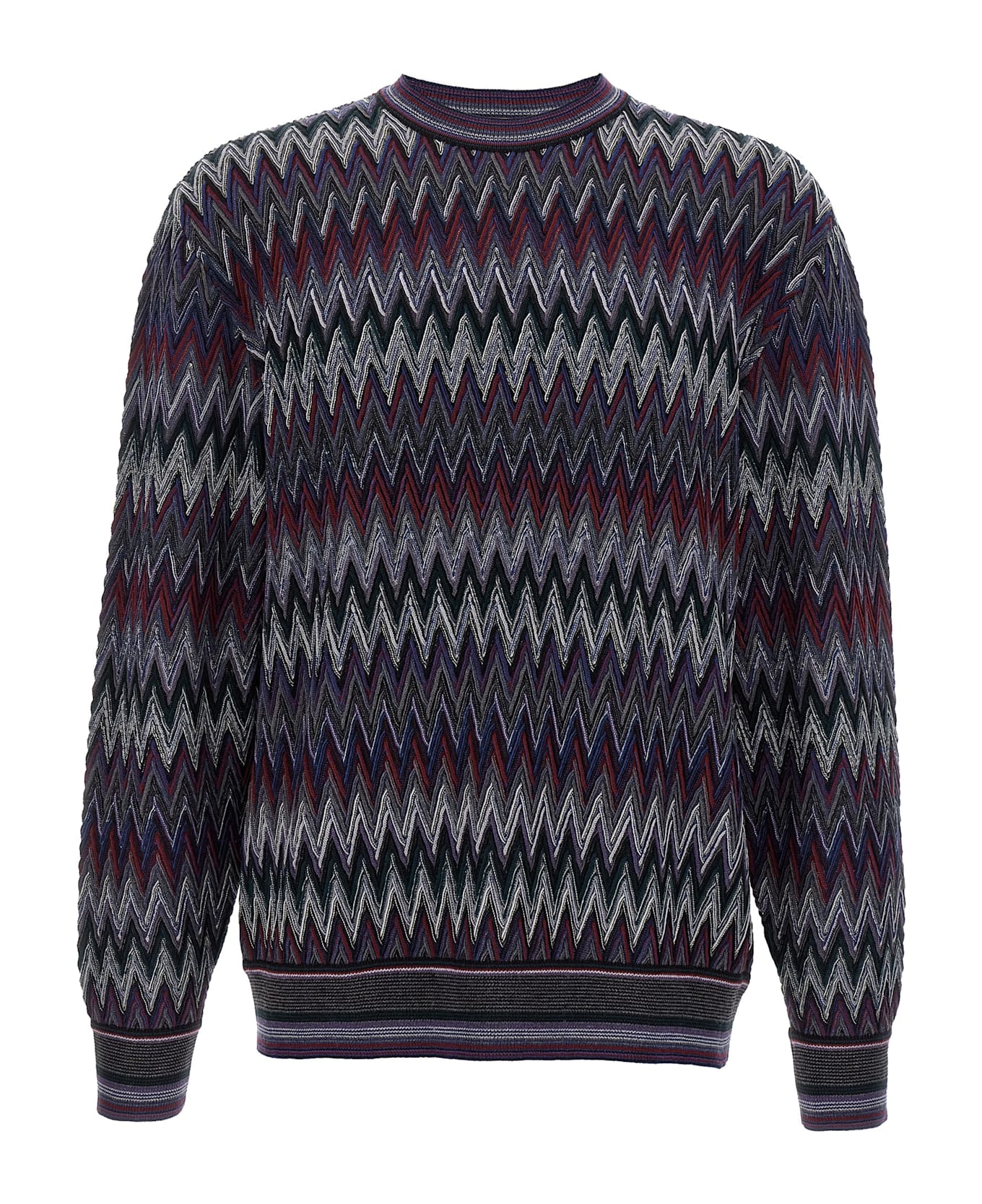 Missoni Zigzag Pattern Sweater - Blue