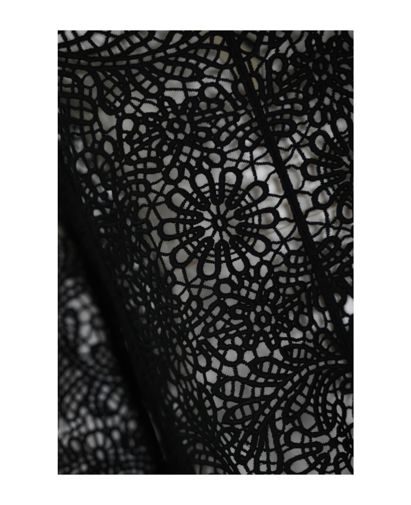 TwinSet Crochet Dress - Nero