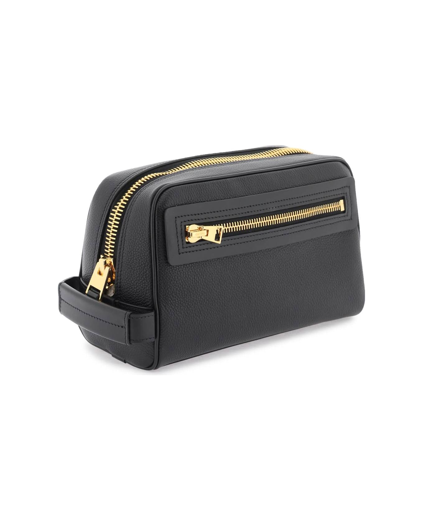 Tom Ford Leather Vanity Case - BLACK (Black)