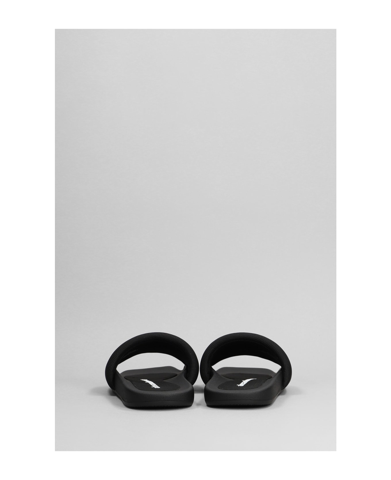 Alexander Wang Flats In Black Rubber/plasic - black