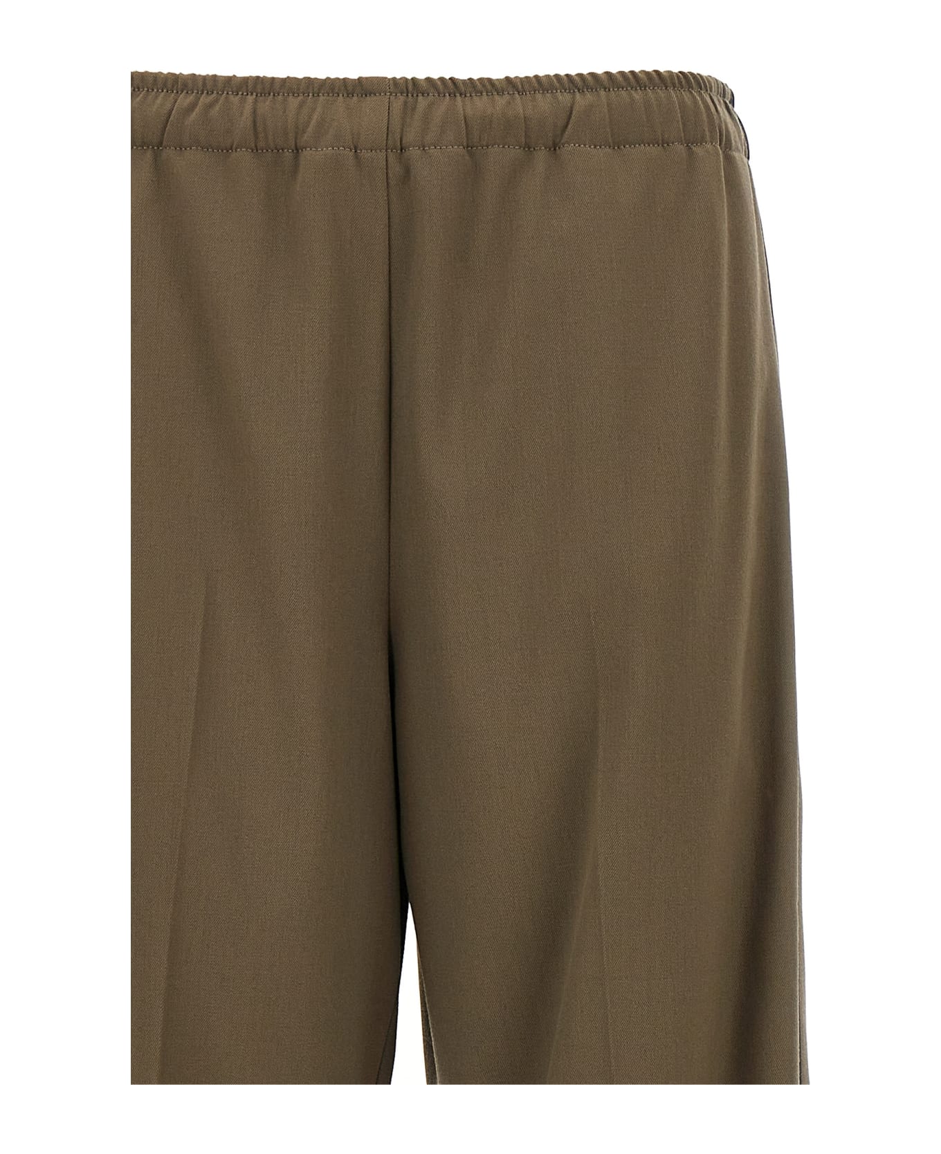 MM6 Maison Margiela Satin Band Pants - Green