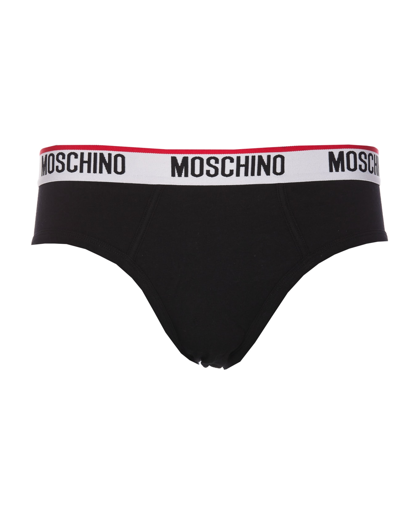 Moschino Logo Band Bipack Slip - Black ショーツ