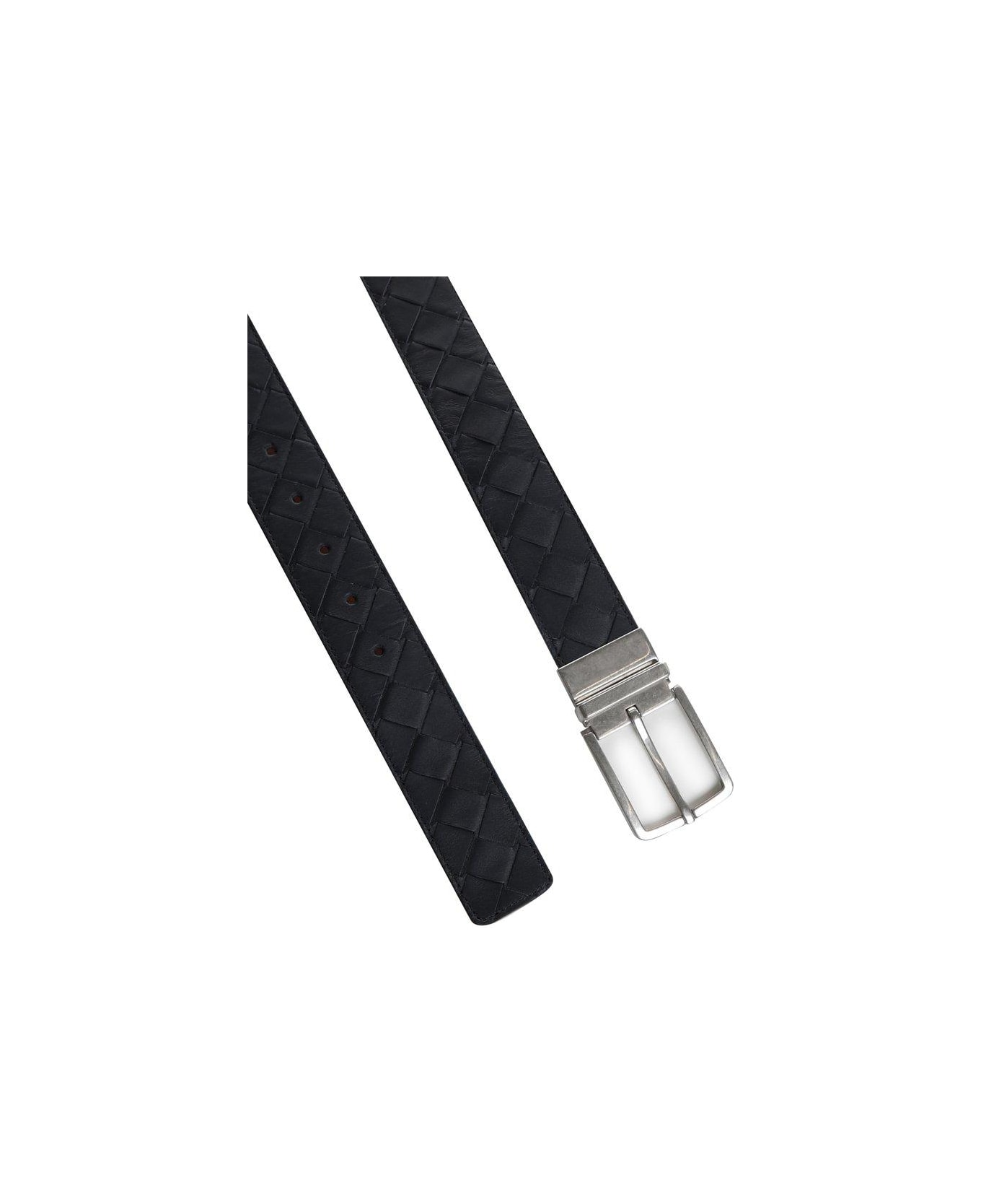 Bottega Veneta Reversible Intrecciato Leather Belt - Space, redstone ベルト