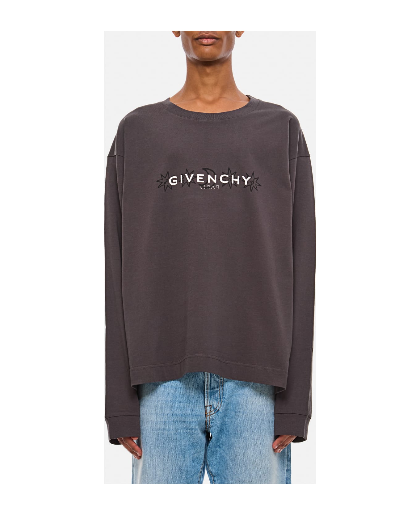 Givenchy Cotton T-shirt - CHARCOAL