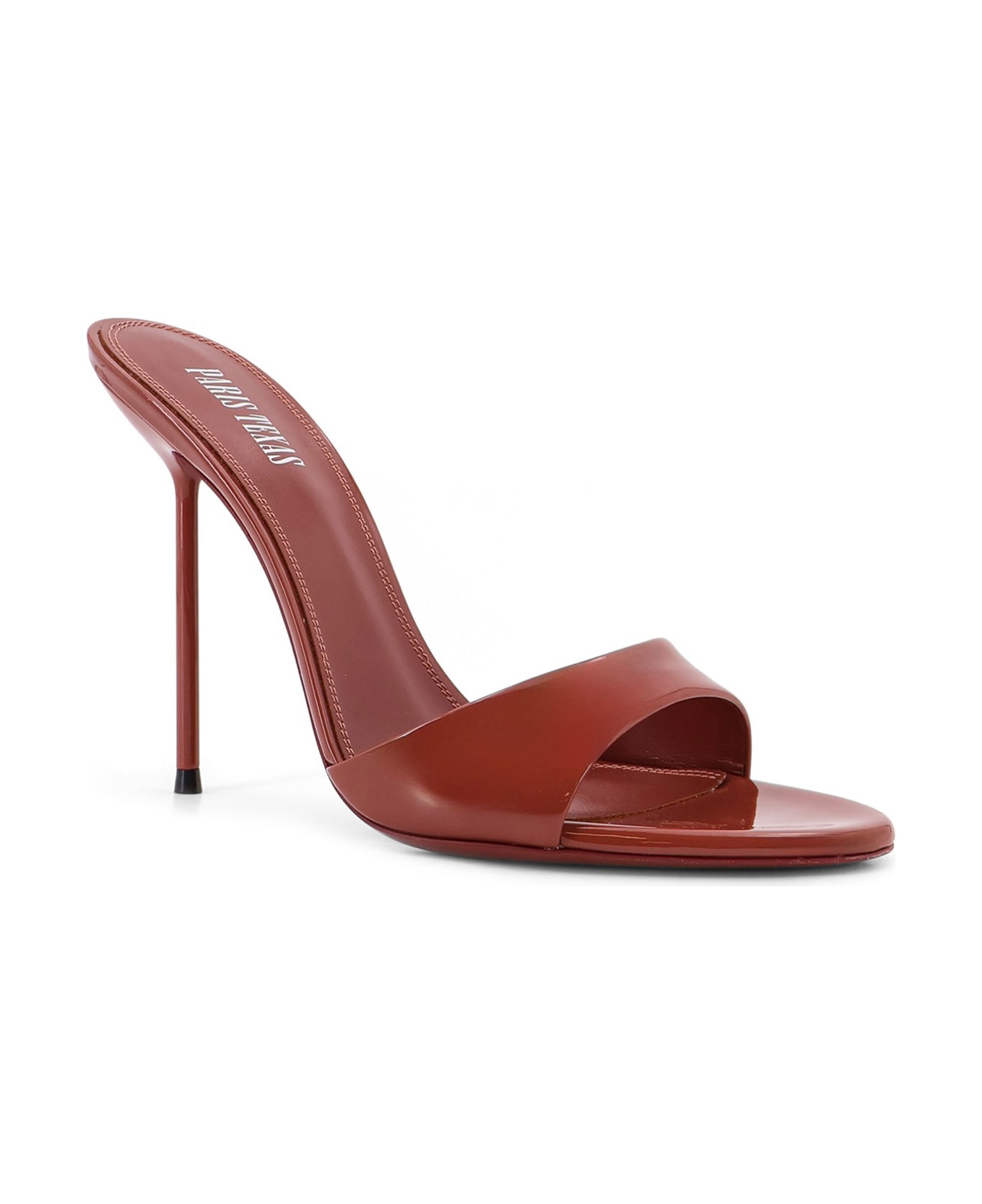 Paris Texas Lidia Patent Leather Sandals - DESERT ROSE