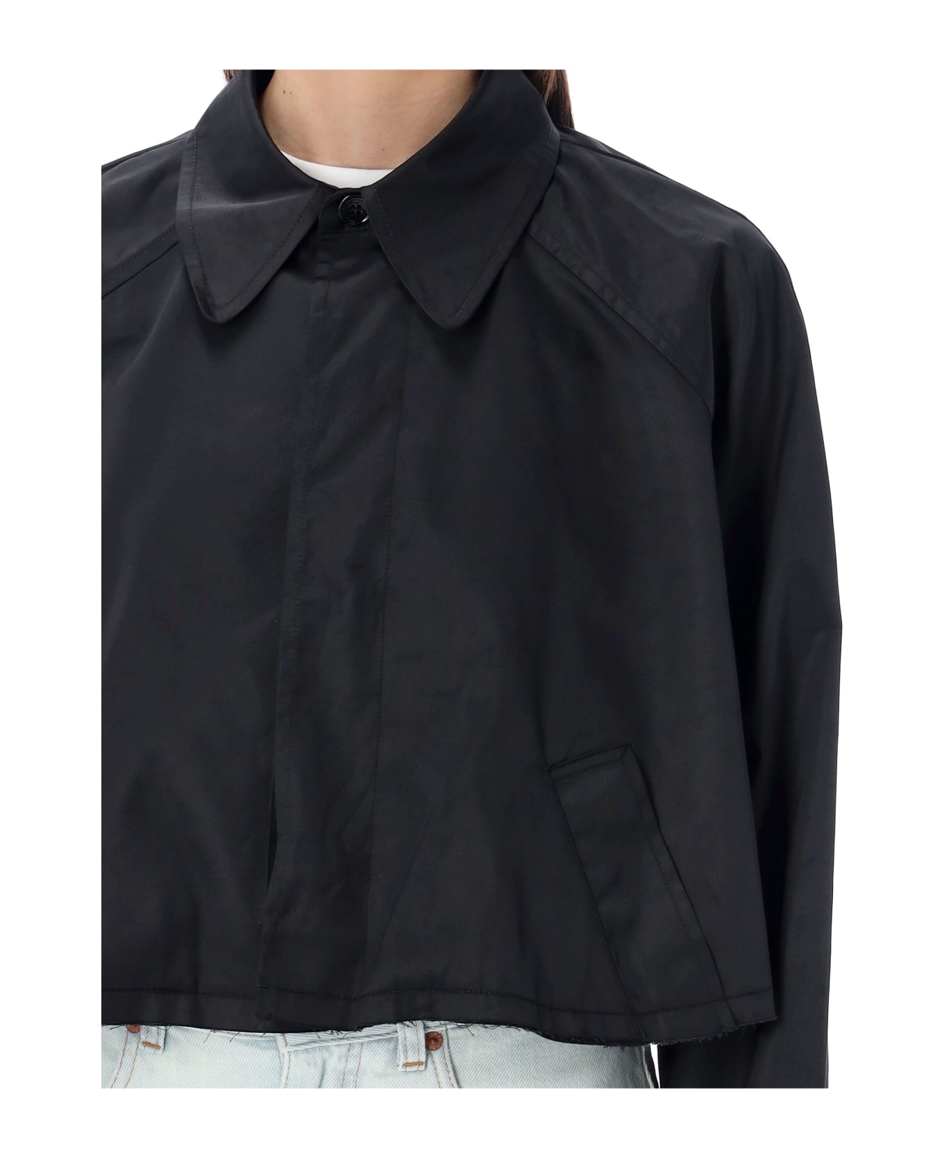 MM6 Maison Margiela Cropped Jacket - BLACK ジャケット