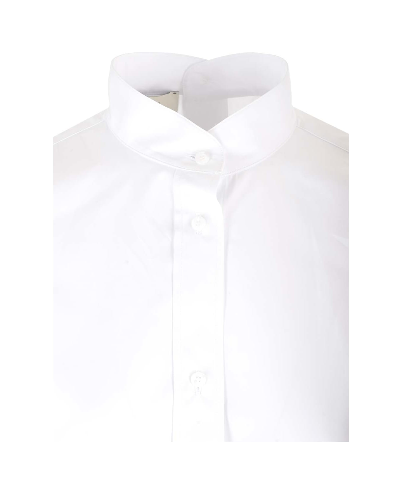 Fendi White Poplin Shirt - Barley