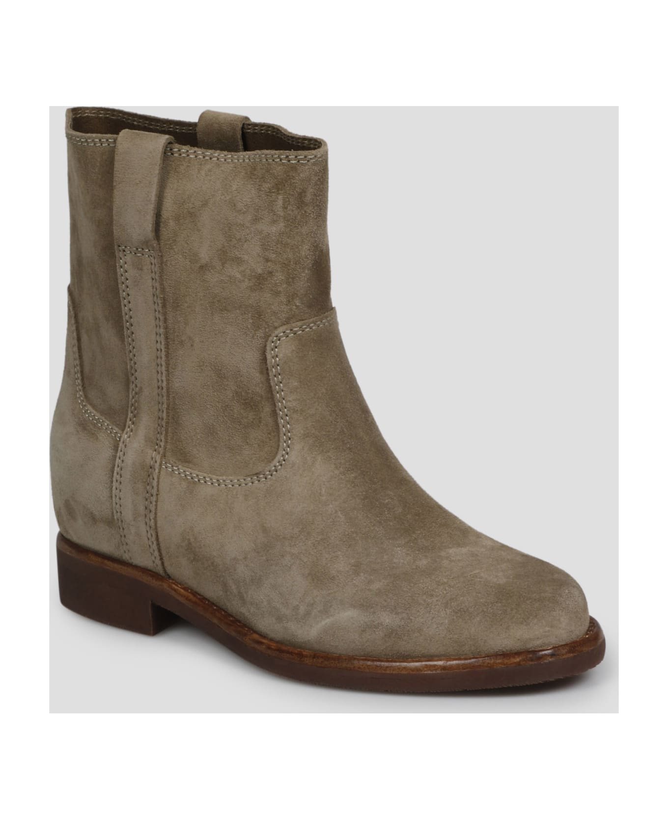 Isabel Marant Suede Ankle Boots - Tortora
