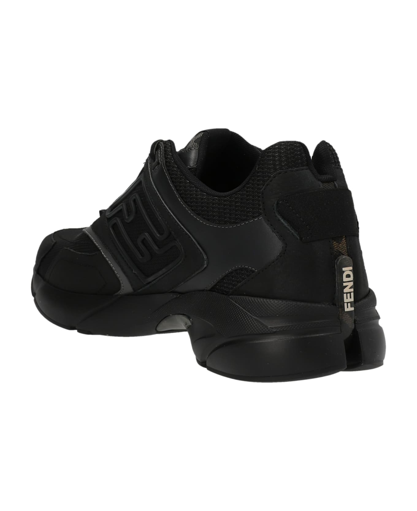 Fendi Faster Running Sneakers - Black