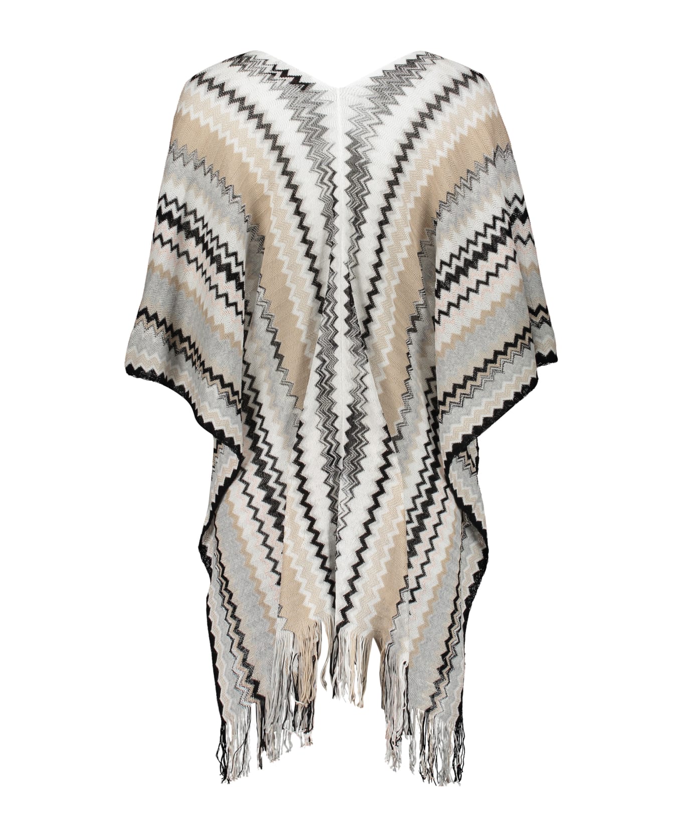 Missoni Asymmetric Wool Cape - Multicolor