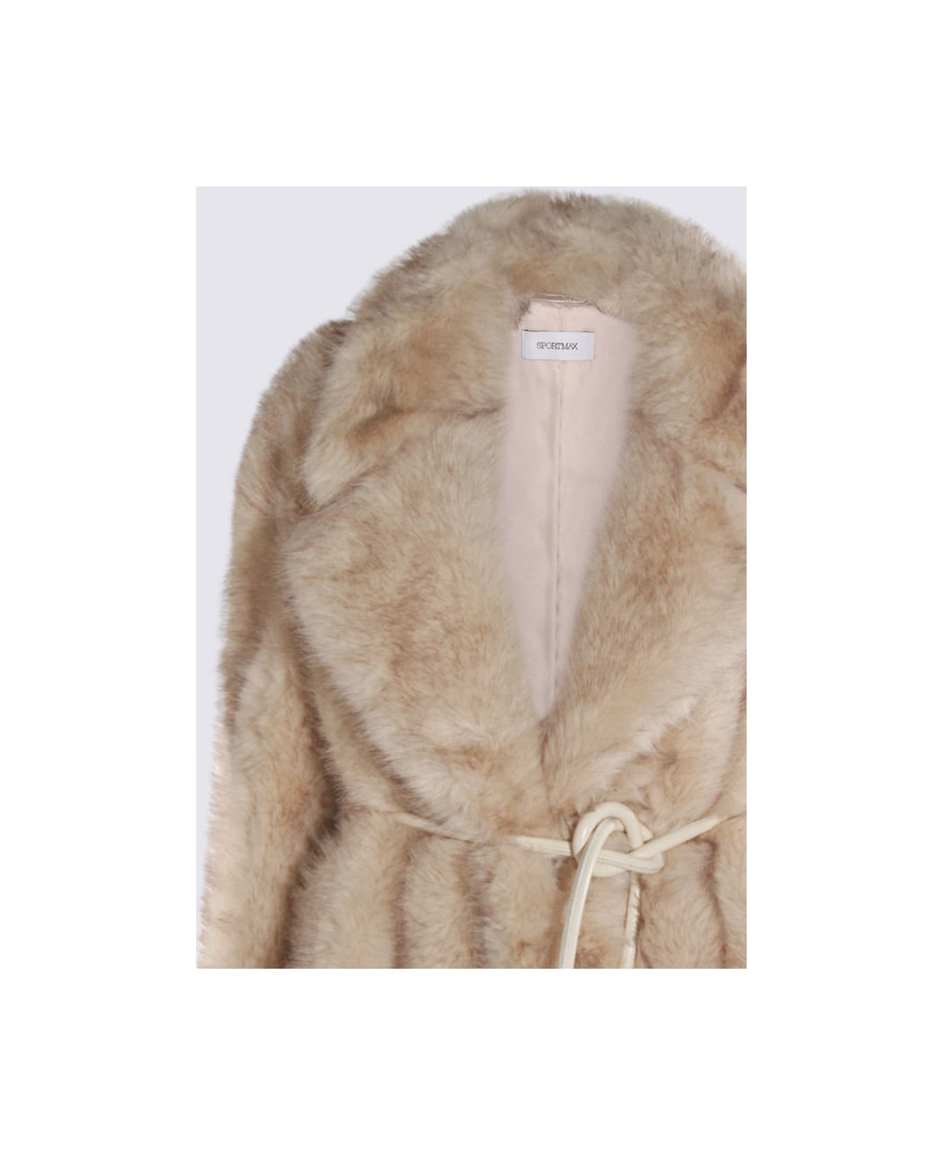 SportMax Beige Rosaria Coat - Beige