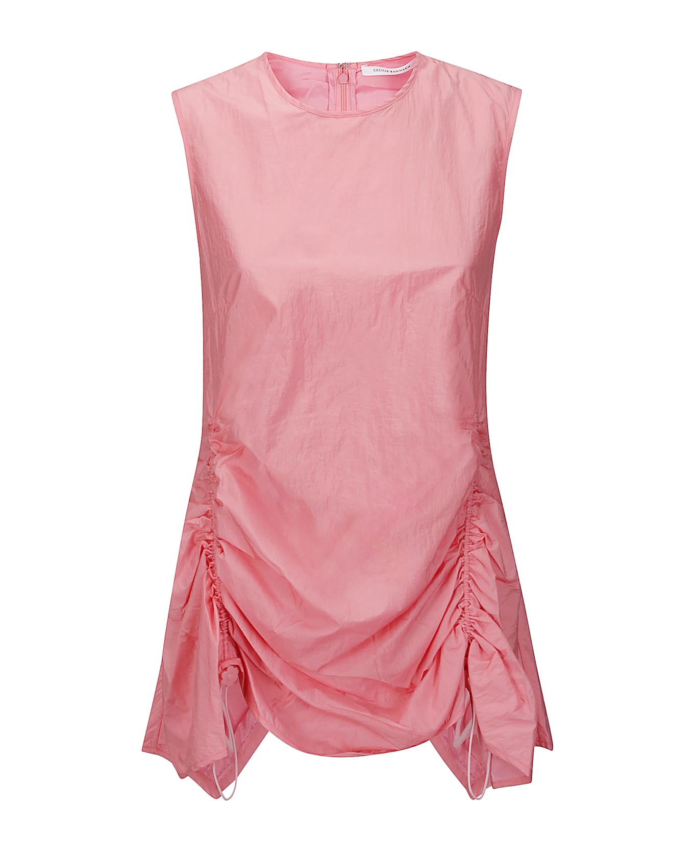 Cecilie Bahnsen Unika Top Shiki Light Taffeta - SORBET