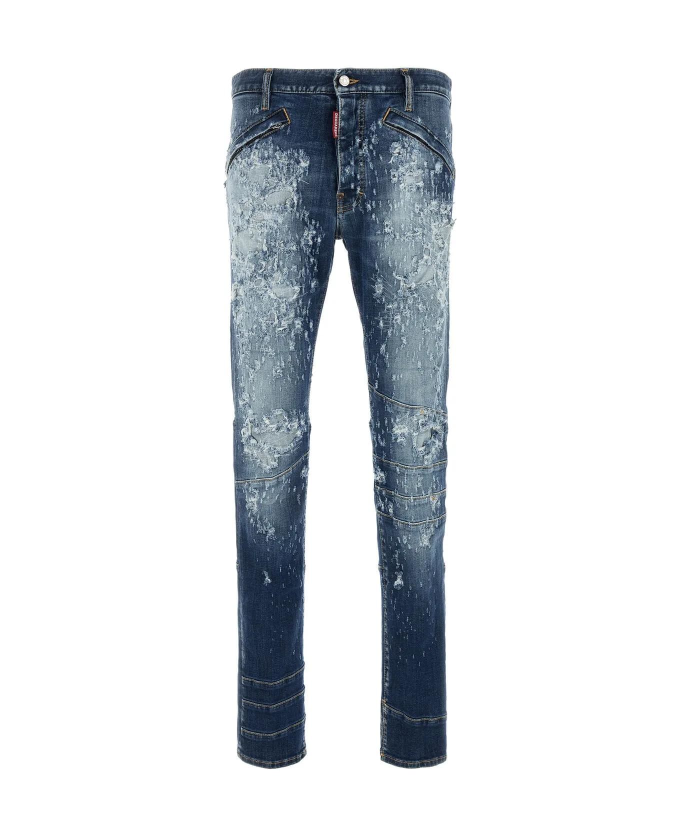 Dsquared2 Sketch Denim Cool Guy Jeans - BLUE