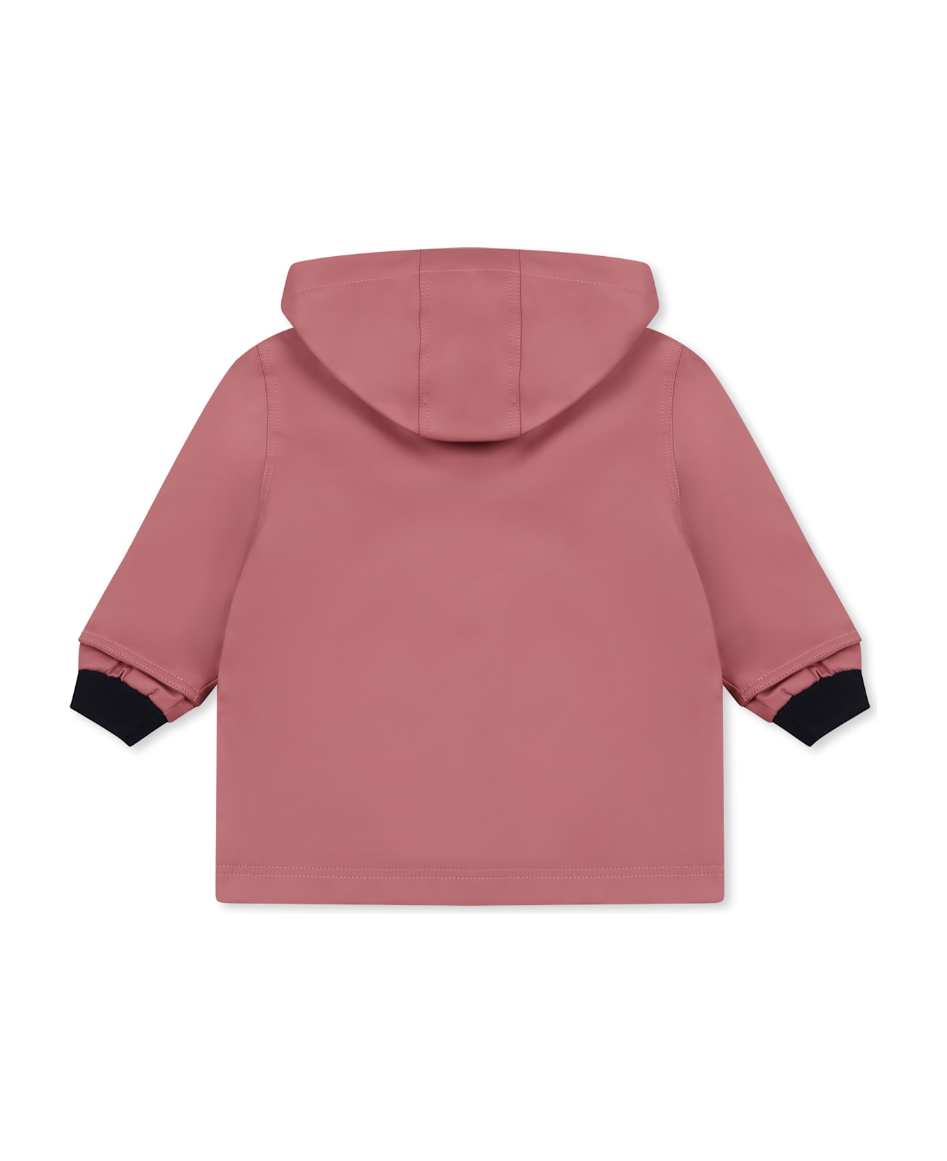 Petit Bateau Pink Raincoat For Baby Girl - Pink