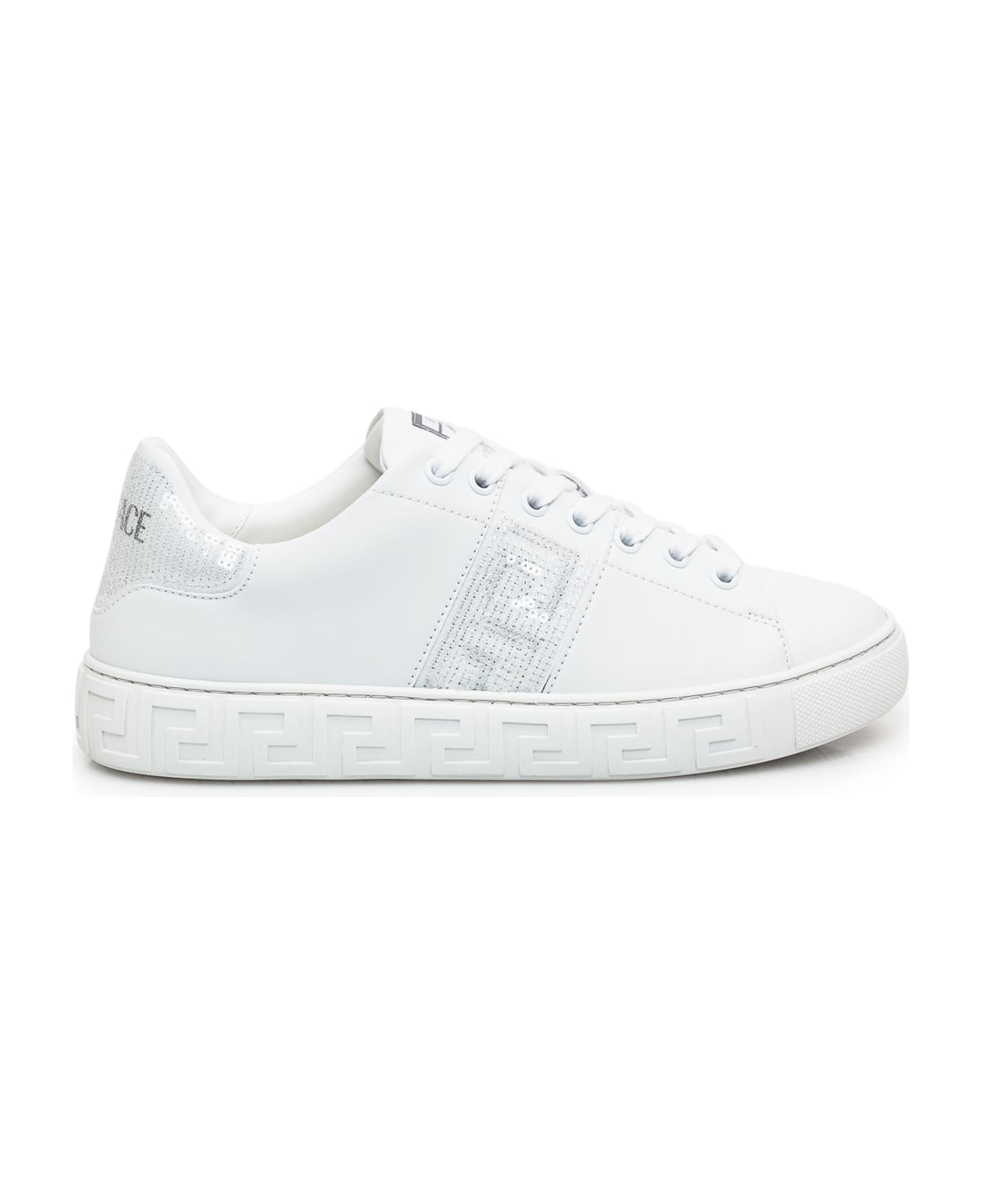 Versace Greca Sneaker - WHITE