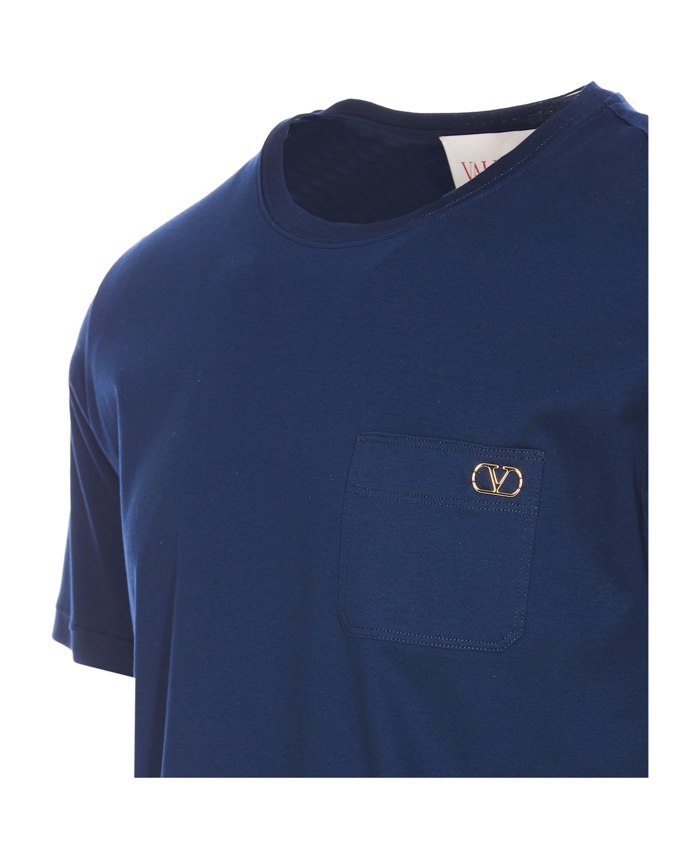 Valentino Garavani Vlogo Signature Logo T-shirt - Blue