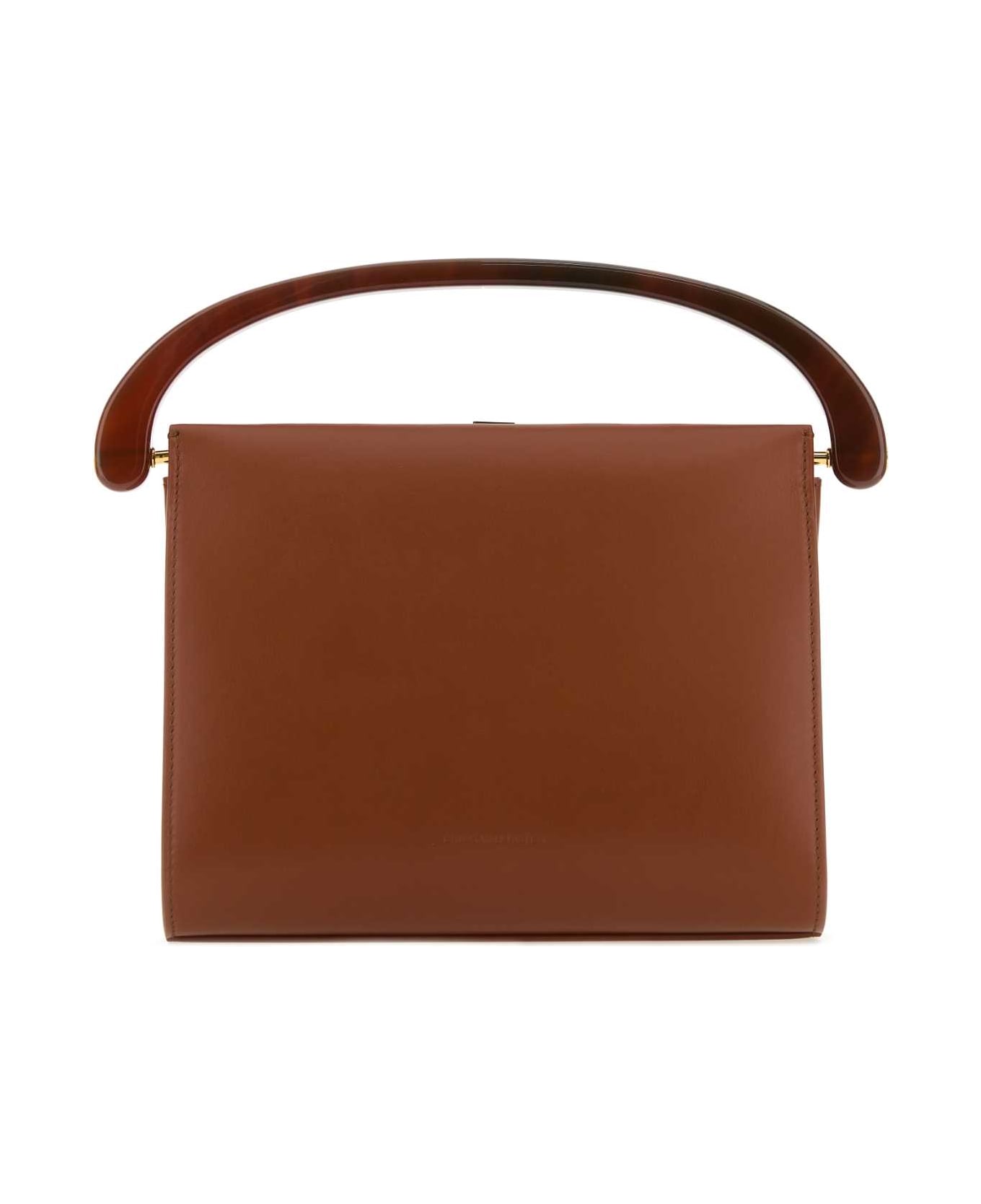 Dries Van Noten Caramel Leather Handbag - TAN