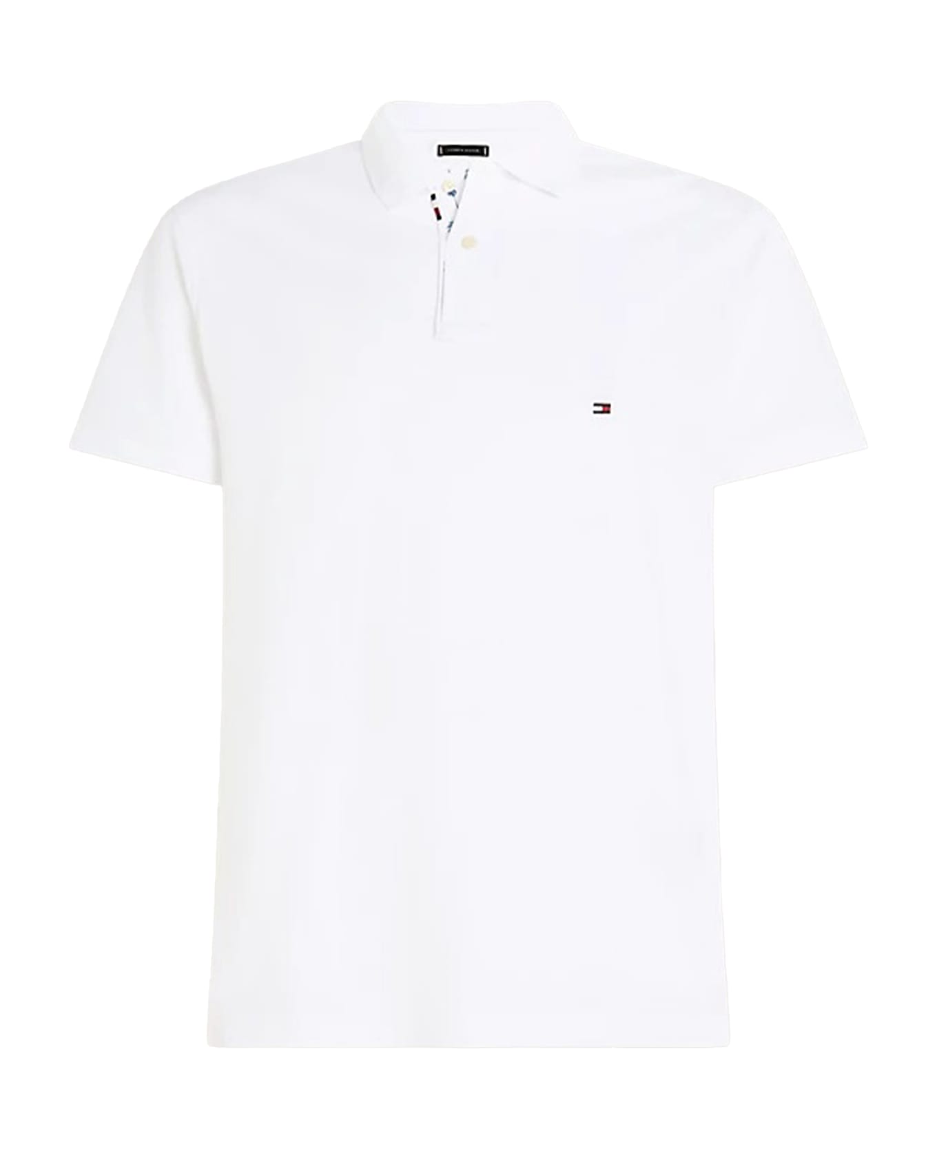 Tommy Hilfiger White Regular Fit Polo Shirt - WHITE ポロシャツ