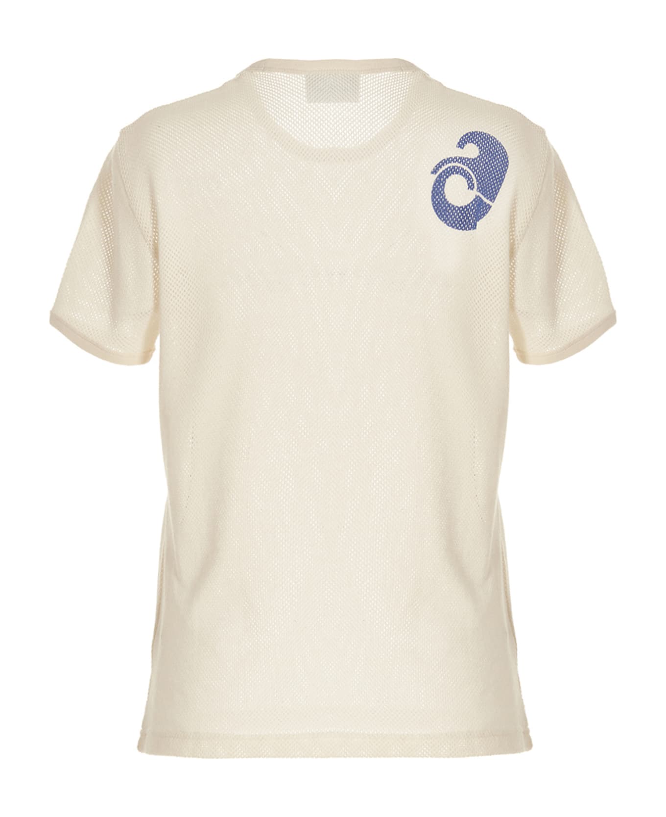 Courrèges Logo Mesh T-shirt - White