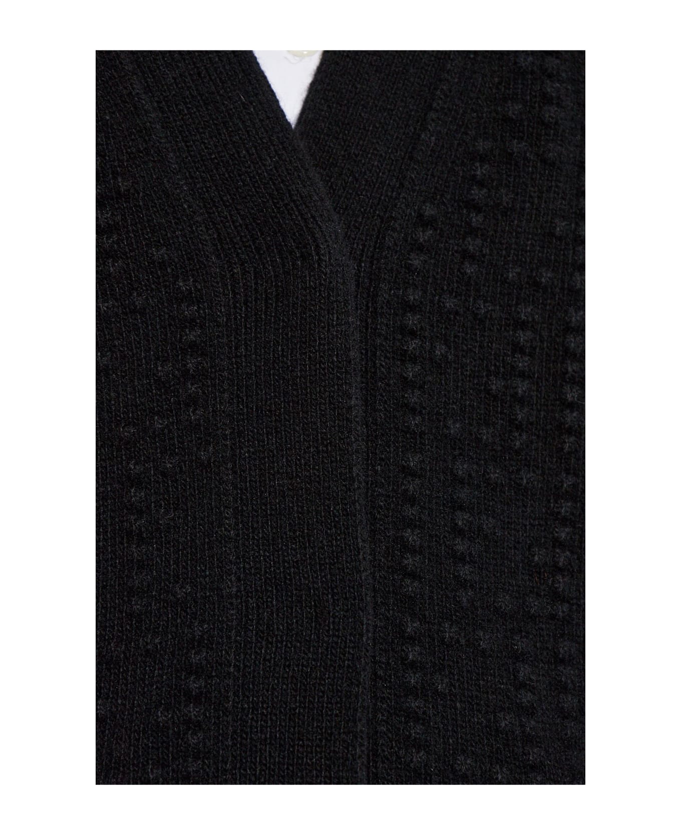 Fendi Cardigan With Pockets - Gme Black