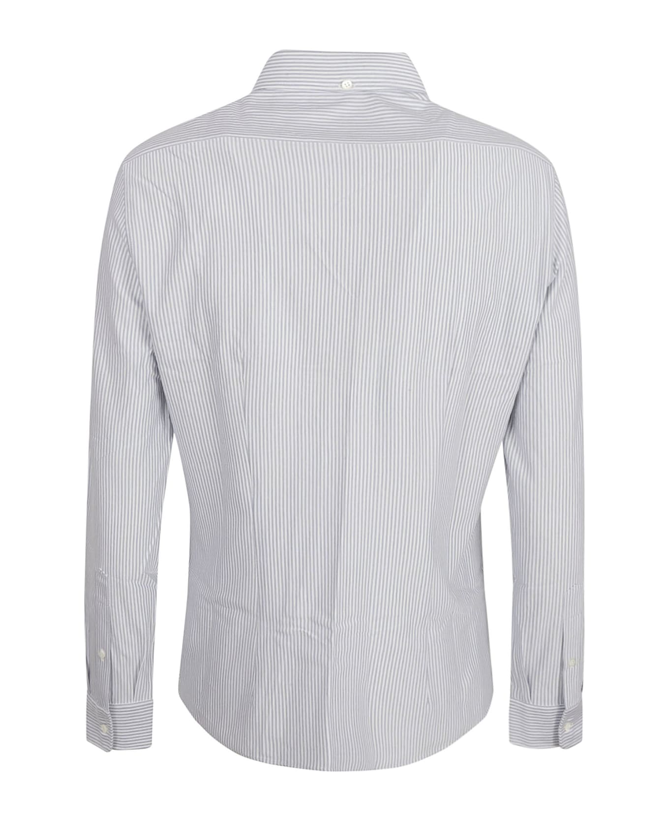 Brunello Cucinelli Round Hem Pinstripe Shirt シャツ