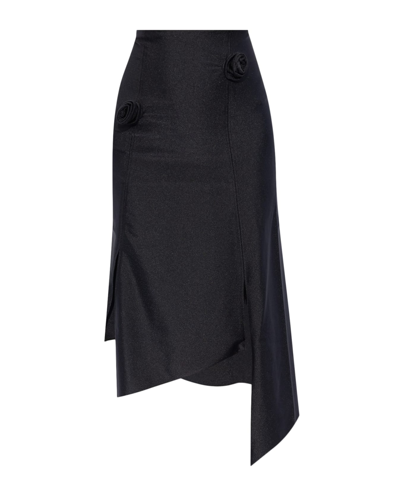 Coperni Flower Skirt - Blkklb Black