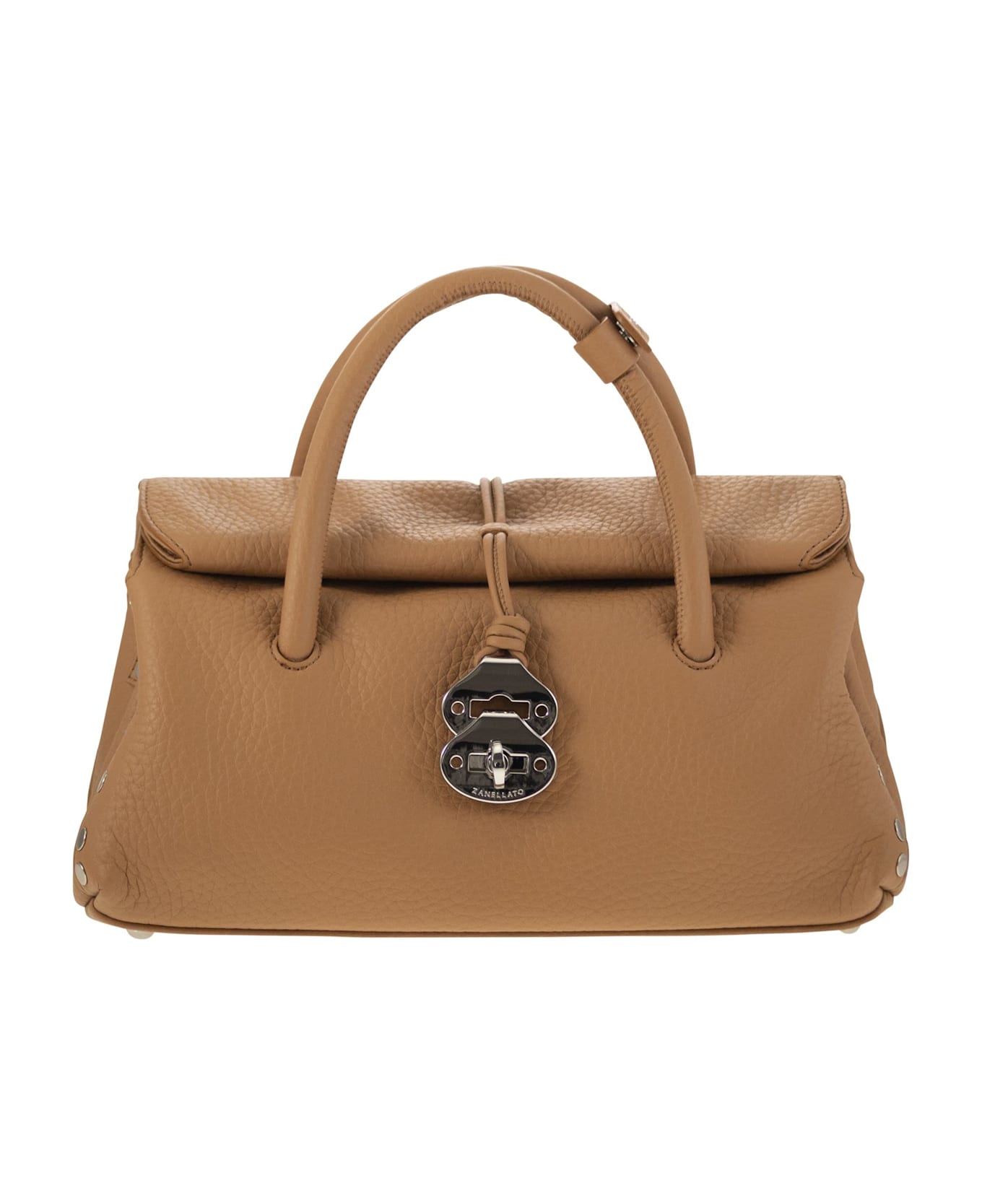 Zanellato Dotta - Grained Leather Bag S - Cognac