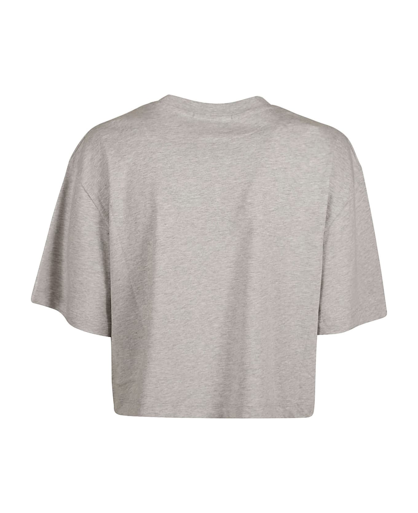 Giuseppe di Morabito Crystal Sleeves T-shirt - Grey
