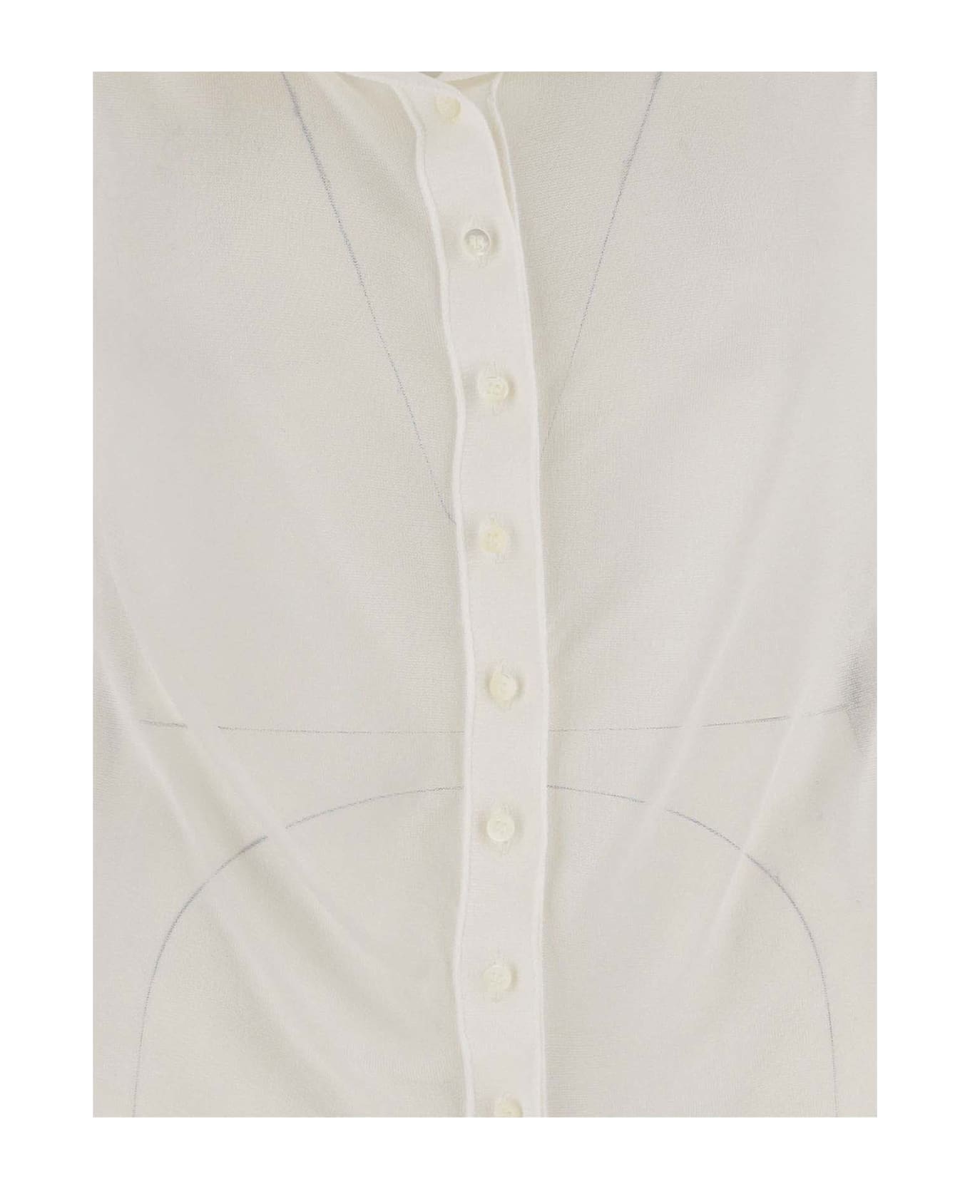 Jacquemus Stretch Viscose Shirt - White